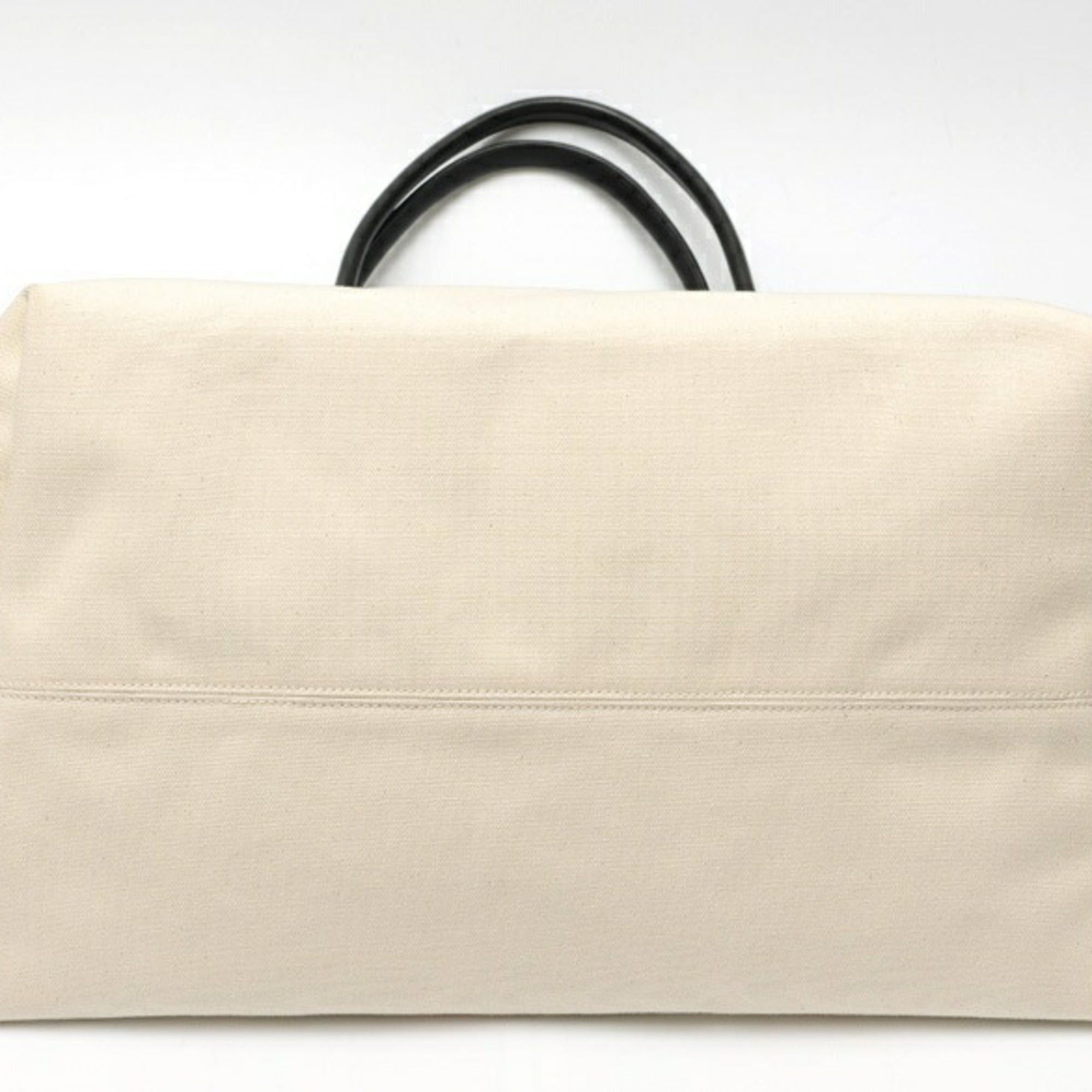 Balenciaga Balenciaga Jumbo Tote Bag 689271 Canvas Leather Natural Black Size ONE SIZE - 4 Thumbnail