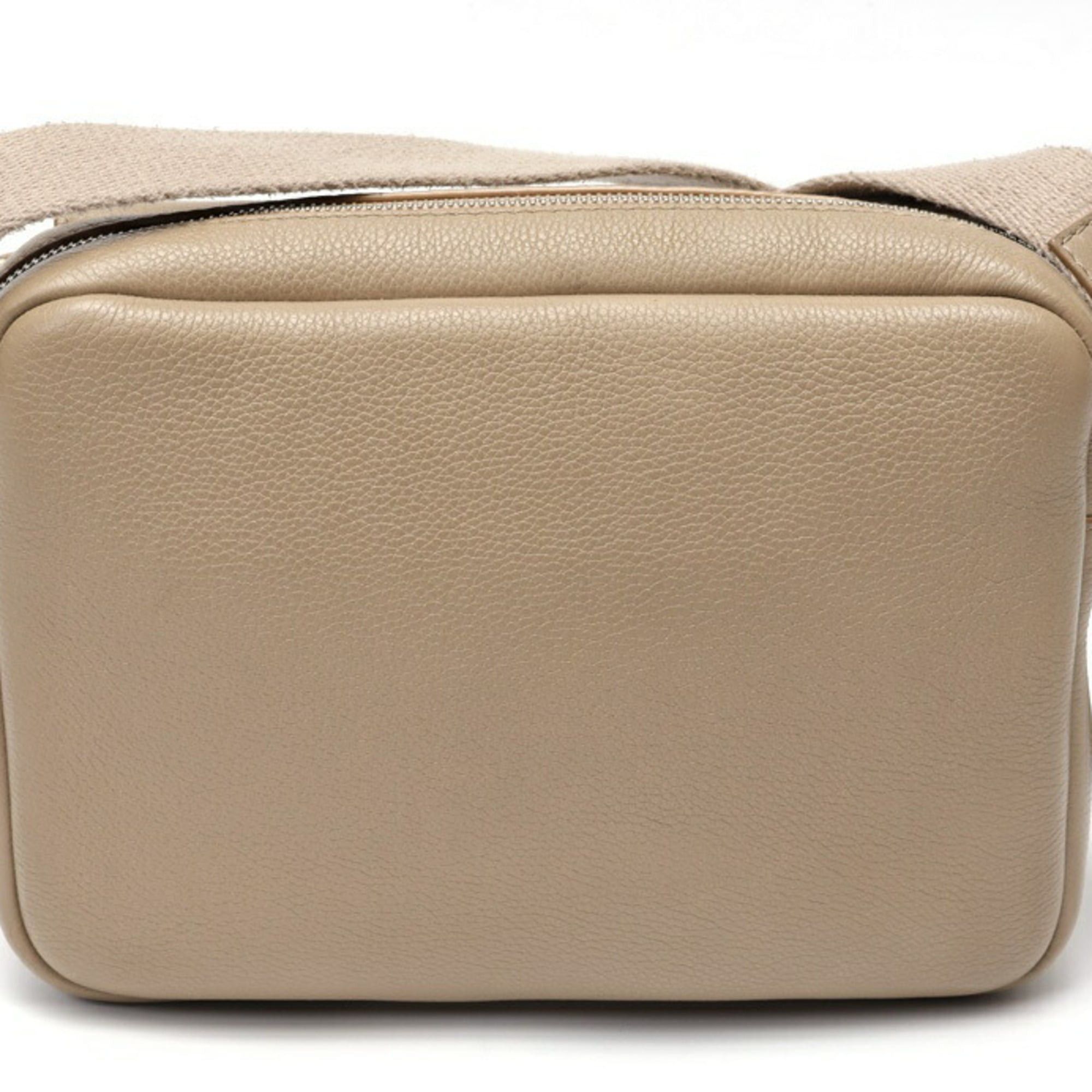 Loewe Loewe military-style shoulder bag, leather, beige. Size ONE SIZE - 3 Thumbnail