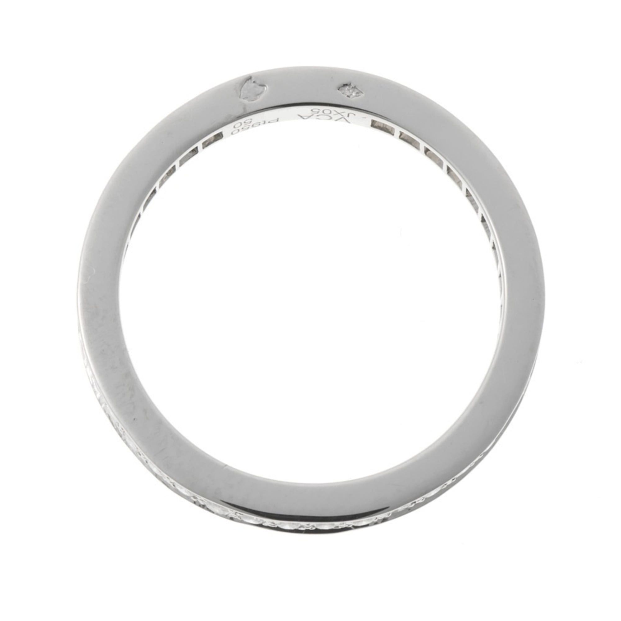 Van Cleef & Arpels Van Cleef & Arpels Romance Eternity Ring 2.1mm VCARPJMJ00 Pt950 Platinum #10 Size ONE SIZE - 5 Thumbnail