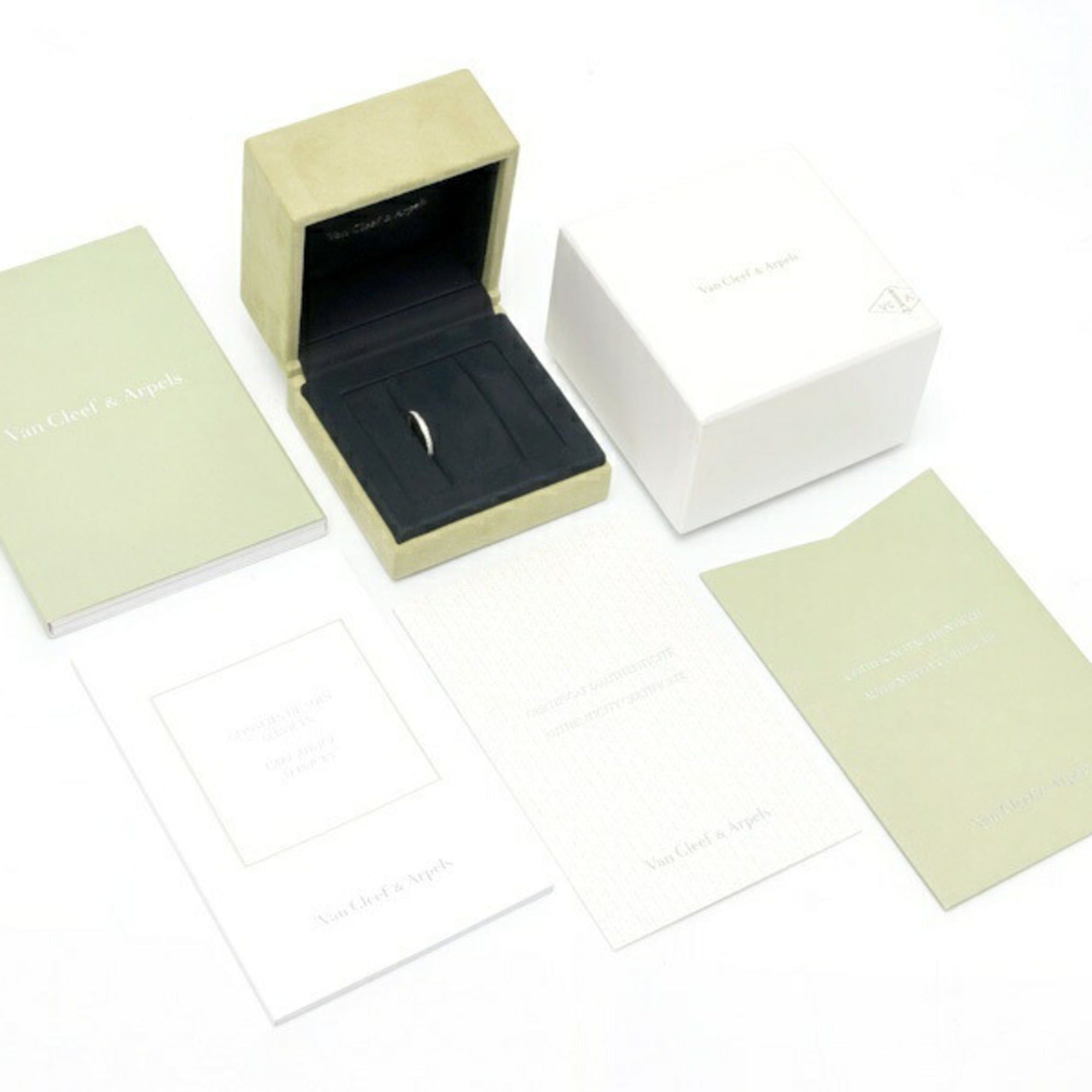 Van Cleef & Arpels Van Cleef & Arpels Romance Eternity Ring 2.1mm VCARPJMJ00 Pt950 Platinum #10 Size ONE SIZE - 6 Thumbnail