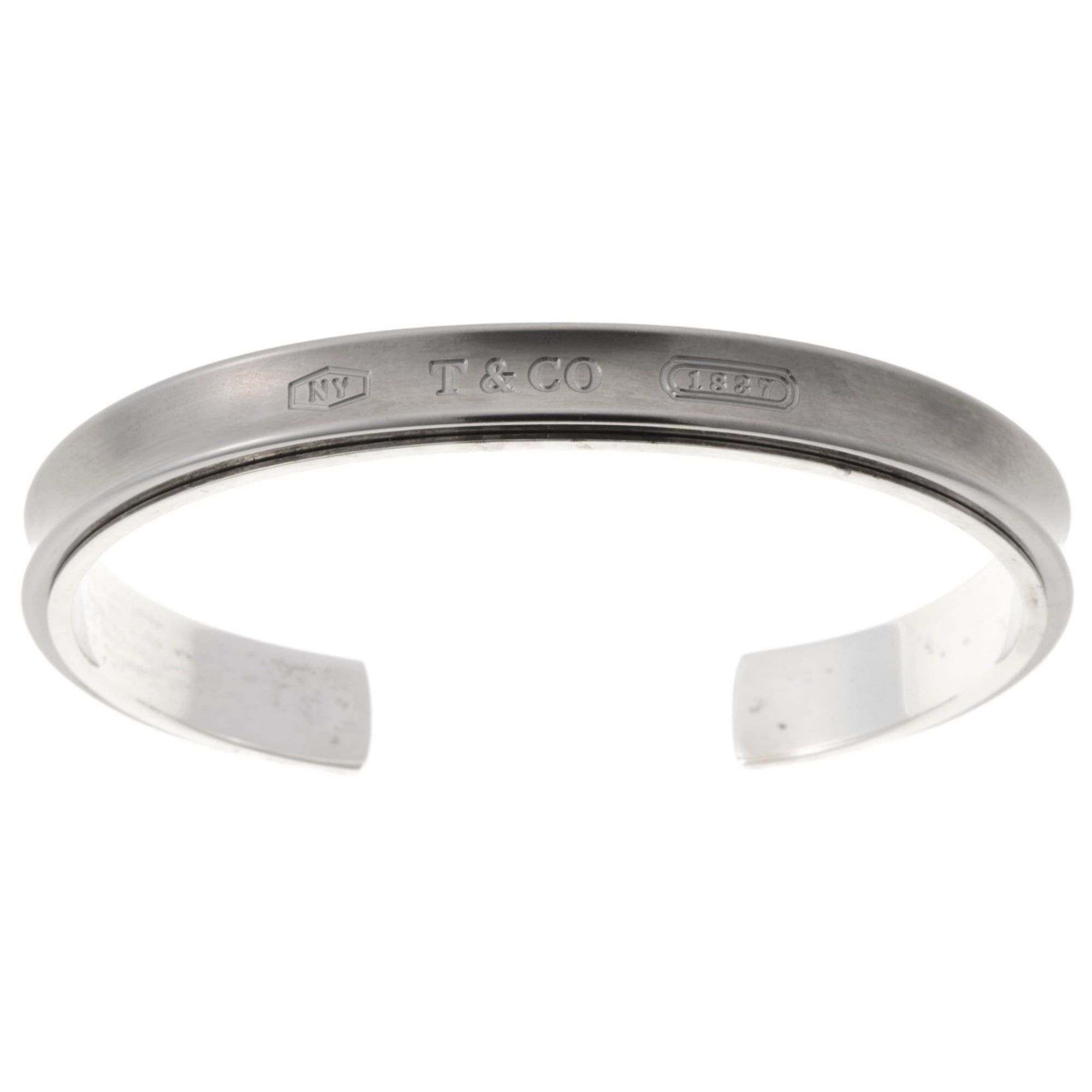Tiffany & Co. Tiffany & Co. 1837 Bangle, Sterling Silver (925) and Titanium, 26.60g, 16.0cm Size ONE SIZE - 2 Thumbnail