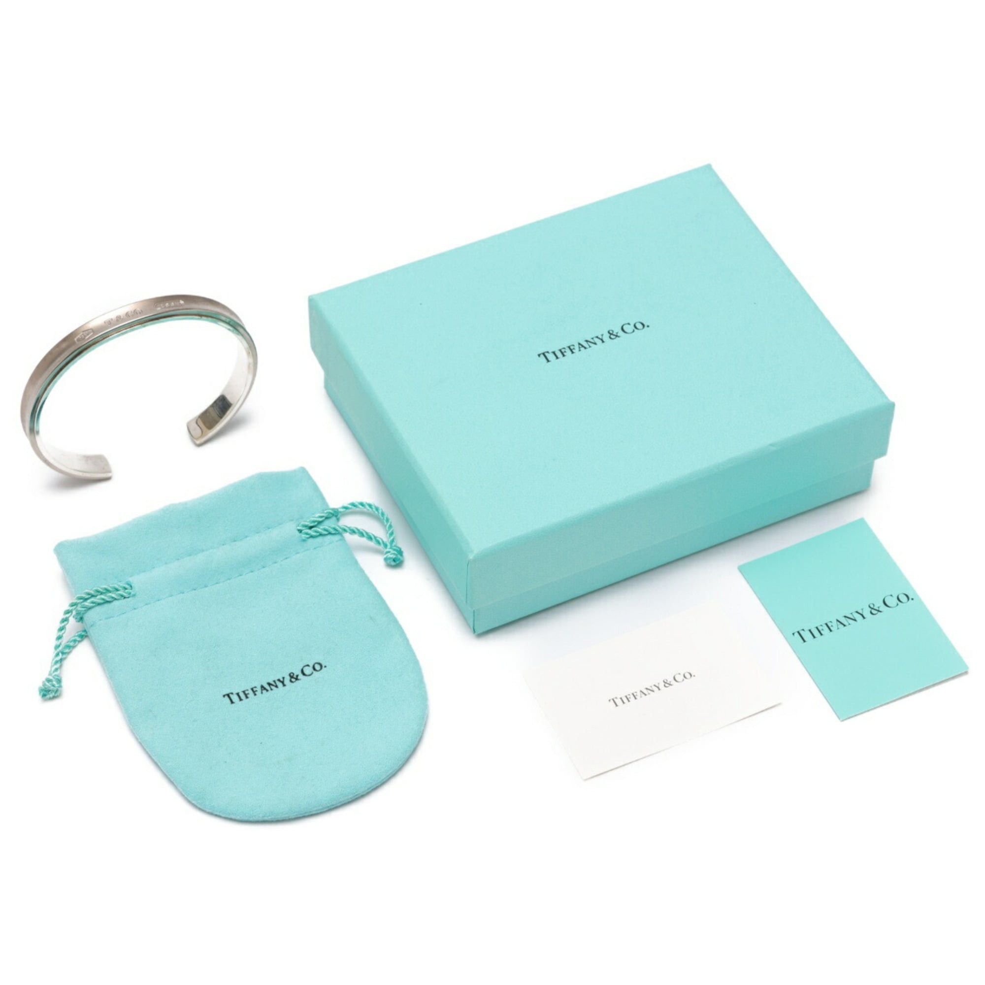 Tiffany & Co. Tiffany & Co. 1837 Bangle, Sterling Silver (925) and Titanium, 26.60g, 16.0cm Size ONE SIZE - 5 Thumbnail