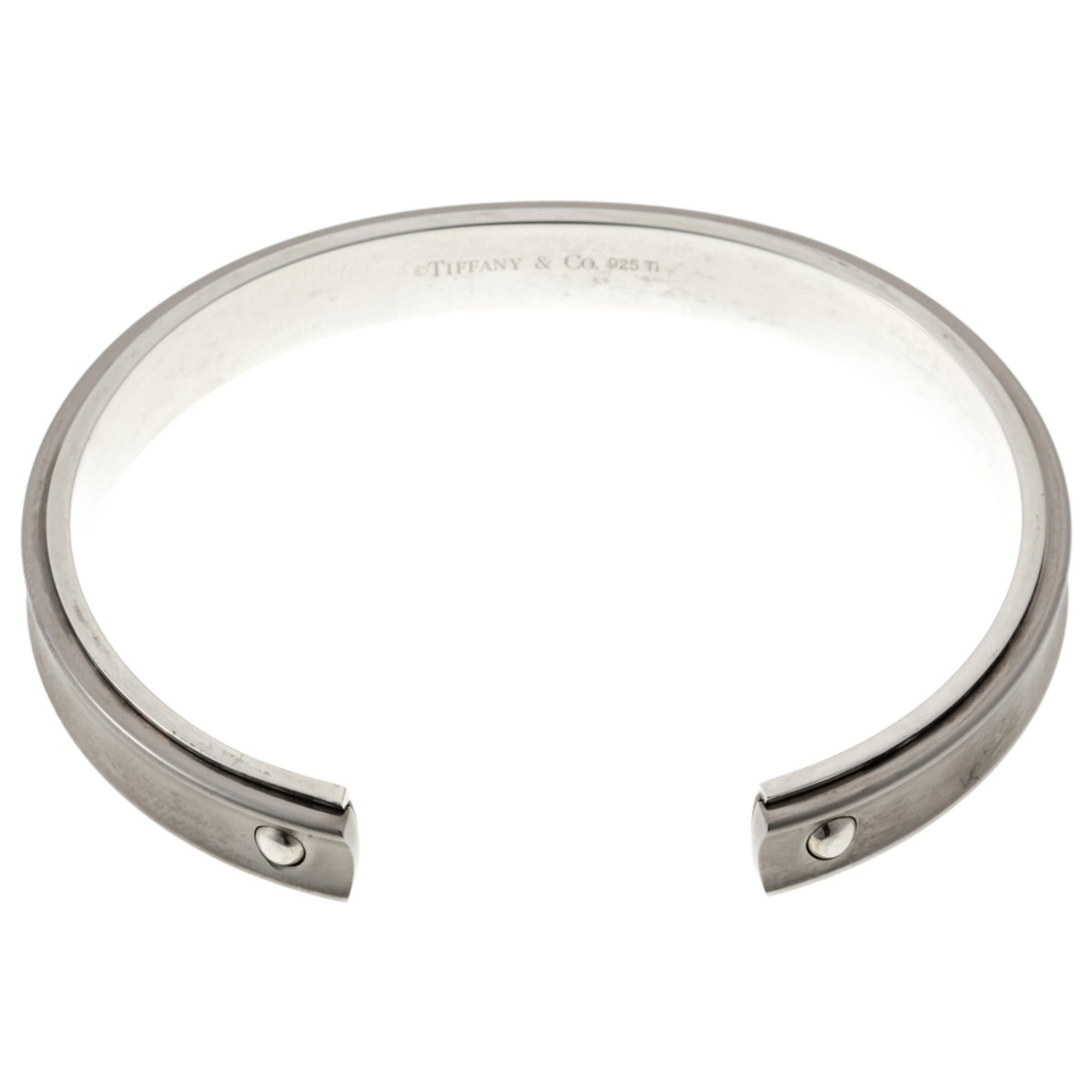 Tiffany & Co. Tiffany & Co. 1837 Bangle, Sterling Silver (925) and Titanium, 26.60g, 16.0cm Size ONE SIZE - 3 Thumbnail