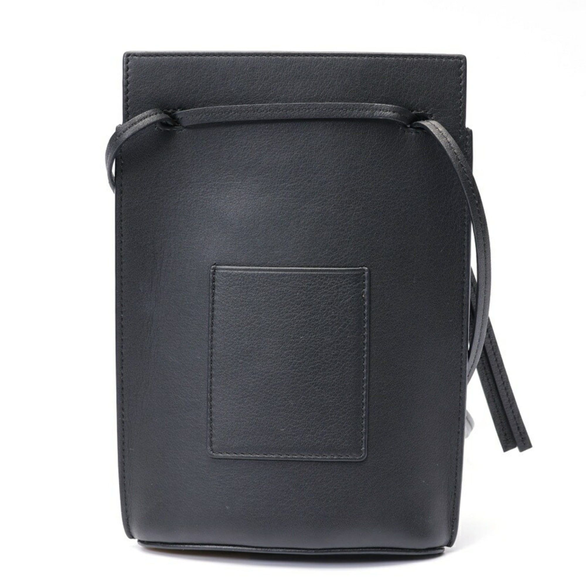 Loewe Loewe Dice Pocket Shoulder Pouch C630R12X01 Classic Calf Black Size ONE SIZE - 3 Thumbnail