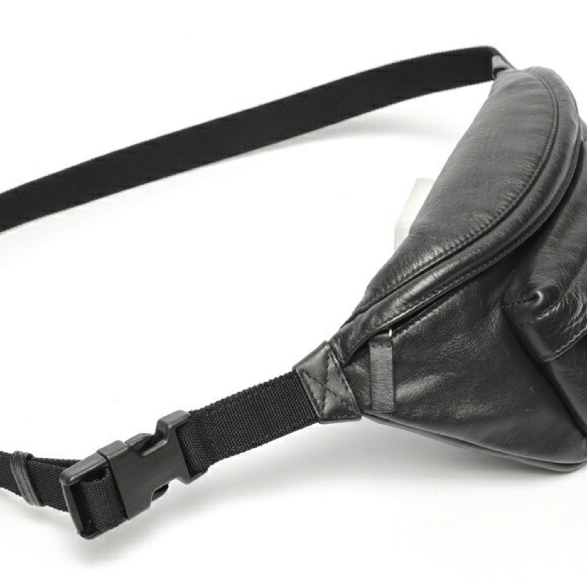 Balenciaga Balenciaga Everyday Belt Bag Body 579617 Leather Black Size ONE SIZE - 2 Thumbnail