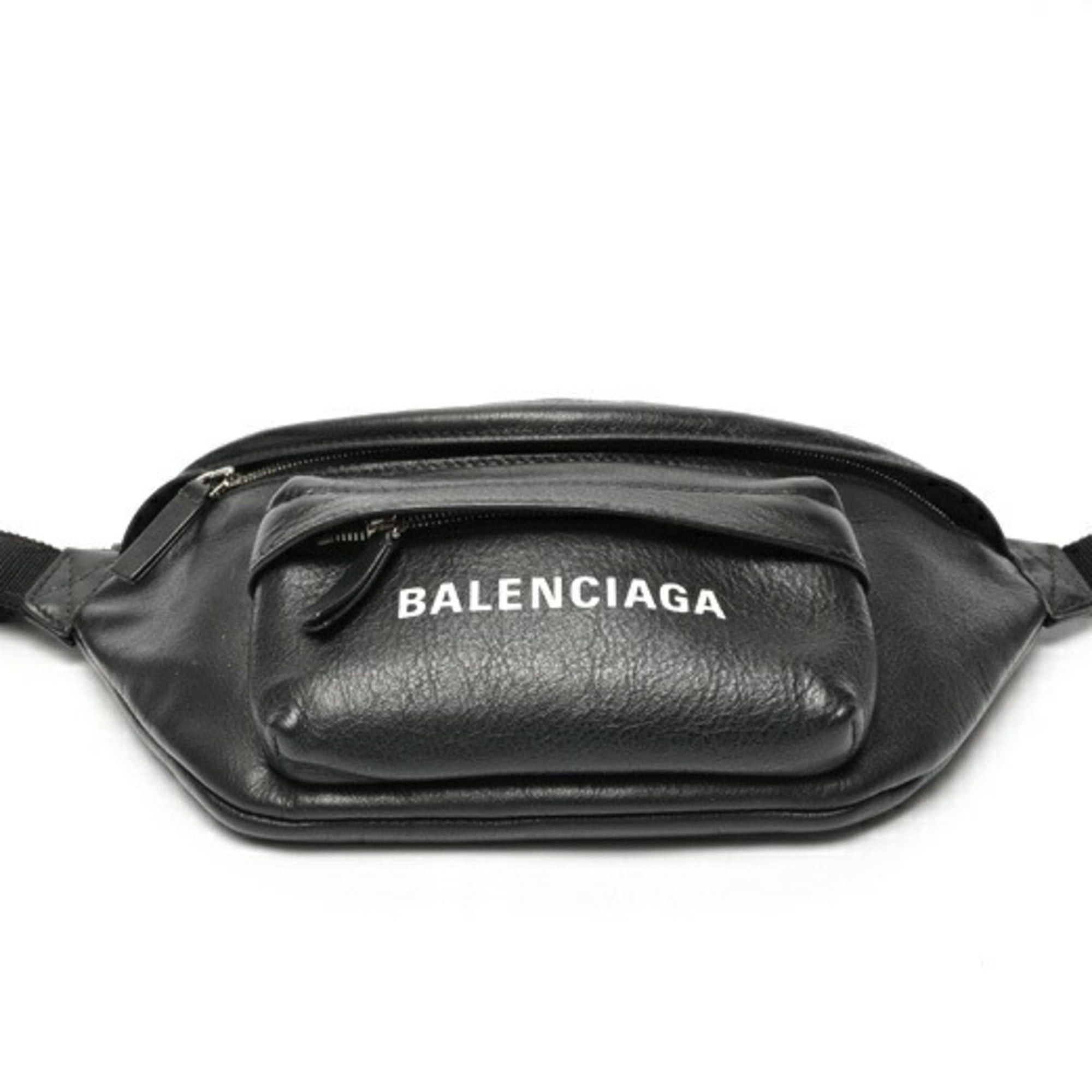 Balenciaga Balenciaga Everyday Belt Bag Body 579617 Leather Black Size ONE SIZE - 4 Thumbnail