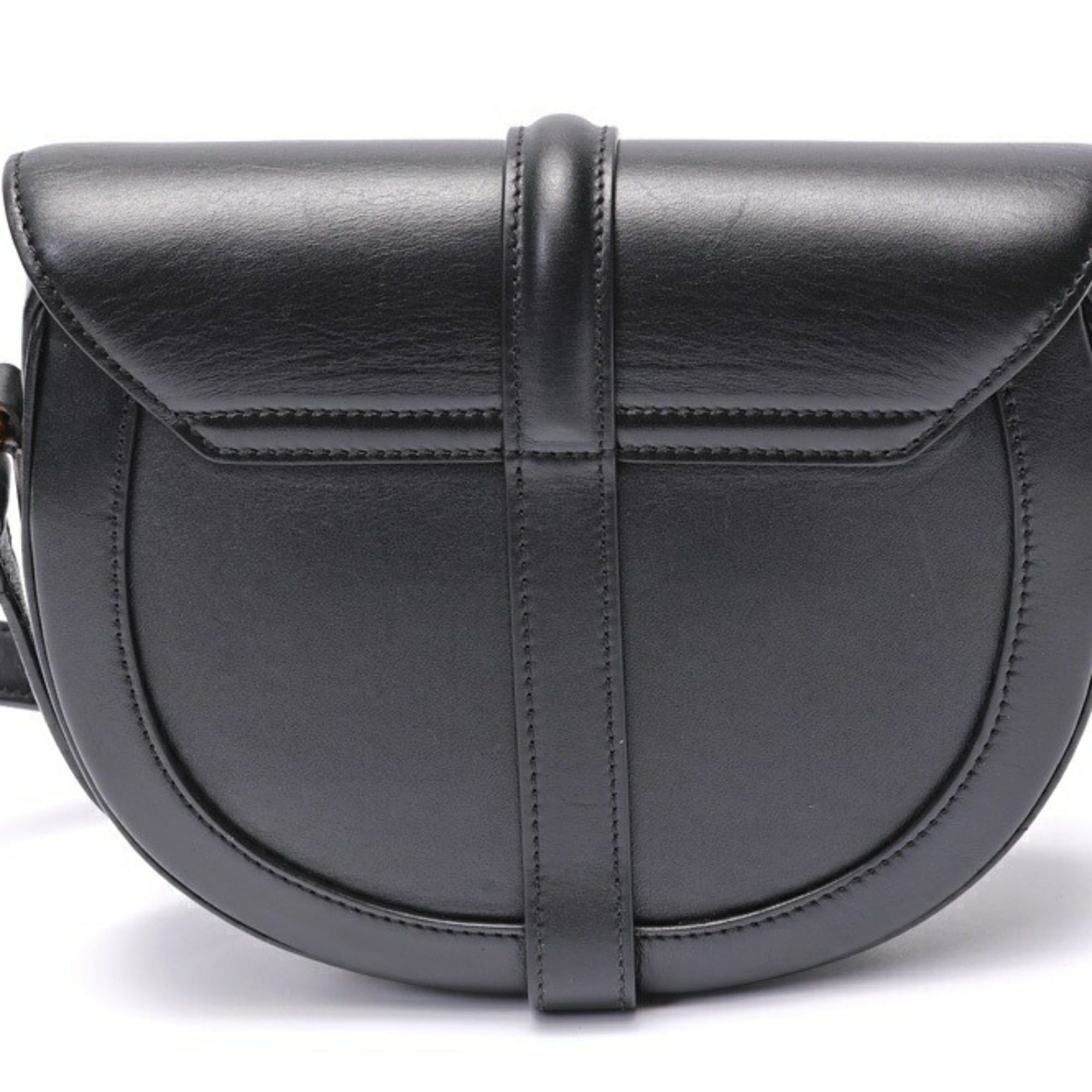 Celine Celine 16 Seize Besace Small Shoulder Bag 18801 Leather Black Size ONE SIZE - 3 Thumbnail