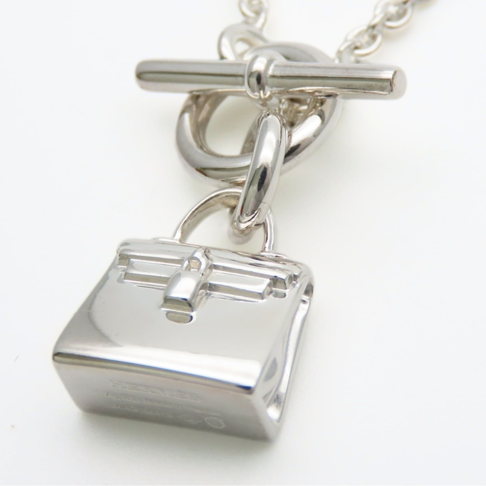Hermes Hermes Kelly Silver 925 Women's Amulet (Silver) Size ONE SIZE - 4 Thumbnail
