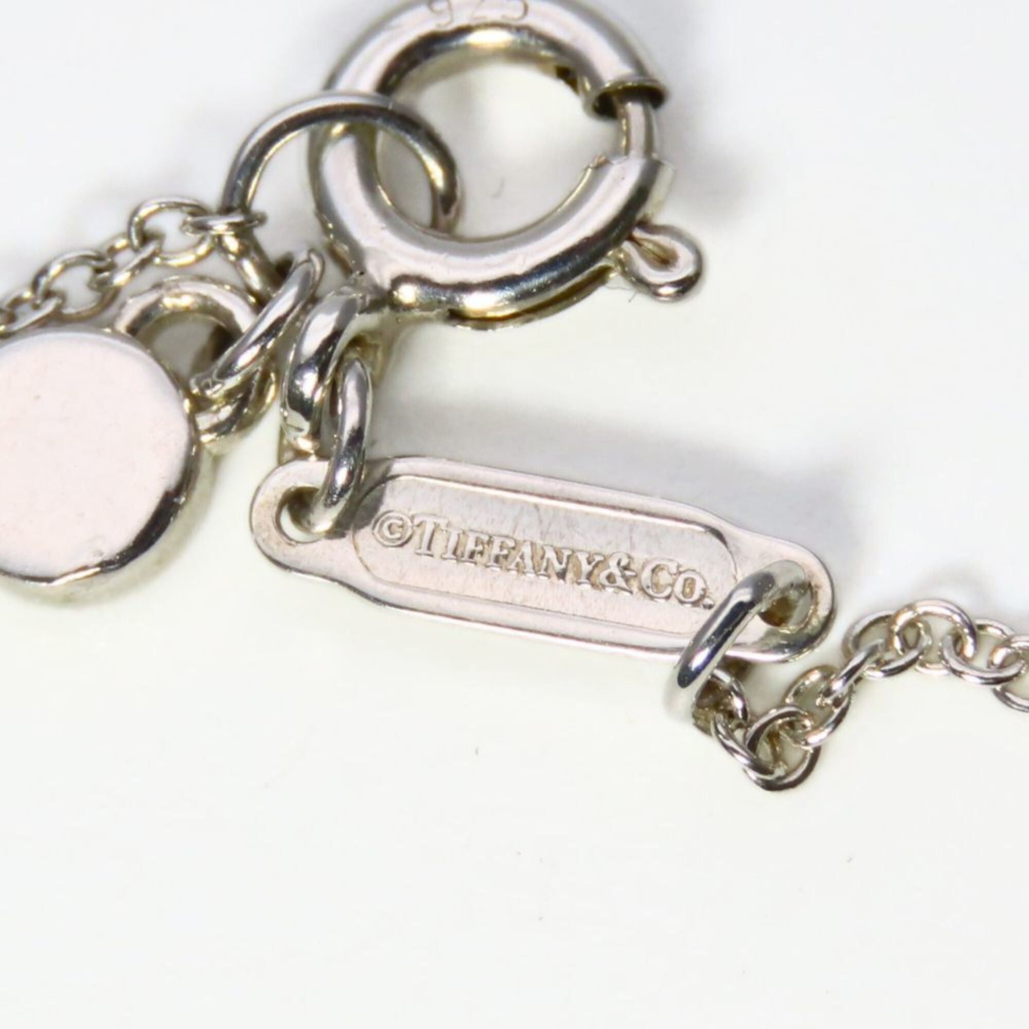 Tiffany & Co. Tiffany & Co. Return to Round Heart Necklace, Sterling Silver 925, Blue Pendant, Women's. Size ONE SIZE - 6 Thumbnail