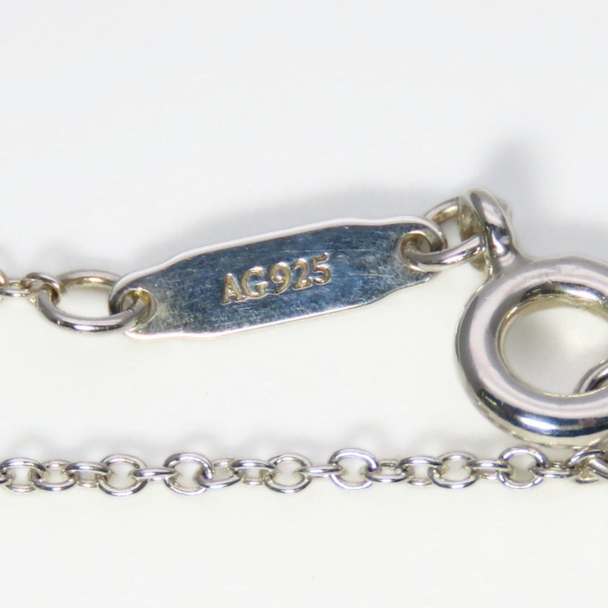 Tiffany & Co. Tiffany & Co. Return to Round Heart Necklace, Sterling Silver 925, Blue Pendant, Women's. Size ONE SIZE - 7 Thumbnail