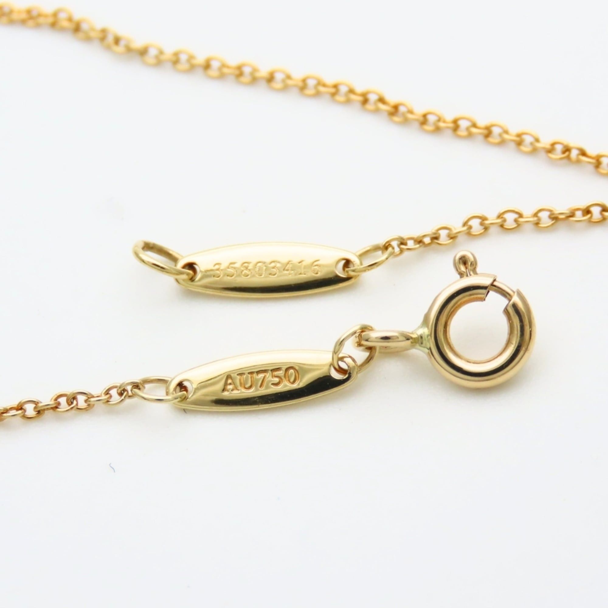 Tiffany & Co. Tiffany & Co. By the Yard Elsa Peretti Necklace, 18K Yellow Gold, 1PD Diamond, Women's Jewelry. Size ONE SIZE - 6 Thumbnail