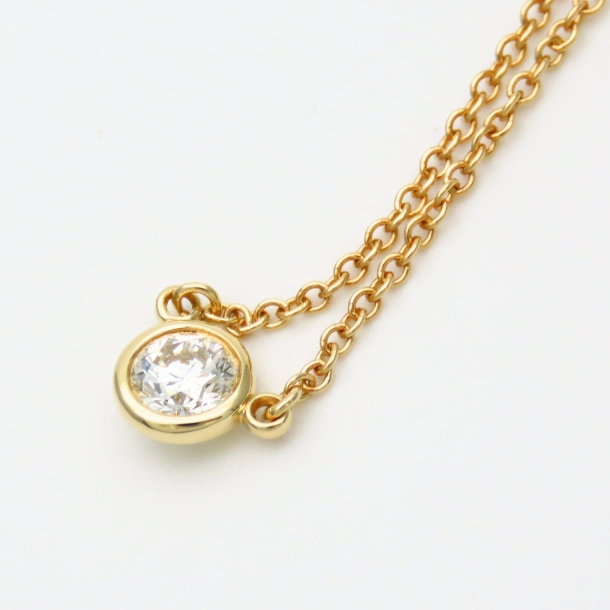Tiffany & Co. Tiffany & Co. By the Yard Elsa Peretti Necklace, 18K Yellow Gold, 1PD Diamond, Women's Jewelry. Size ONE SIZE - 4 Thumbnail