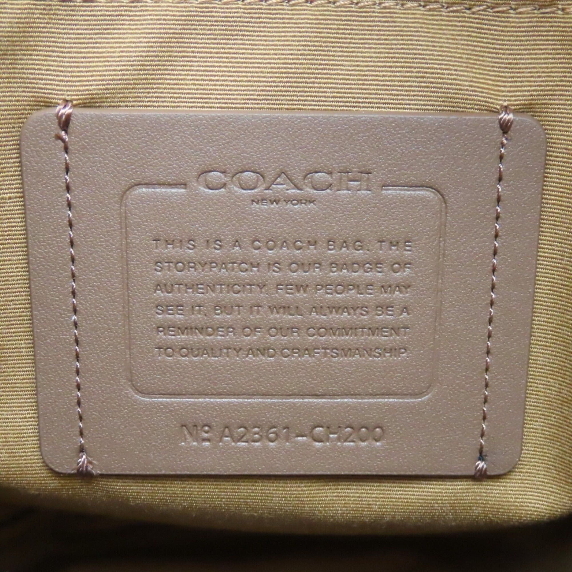 Coach Coach Hudson CH200 Shoulder Bag, Signature Leather, White Trompe l'oeil Print, Women's COACH Size ONE SIZE - 12 Thumbnail