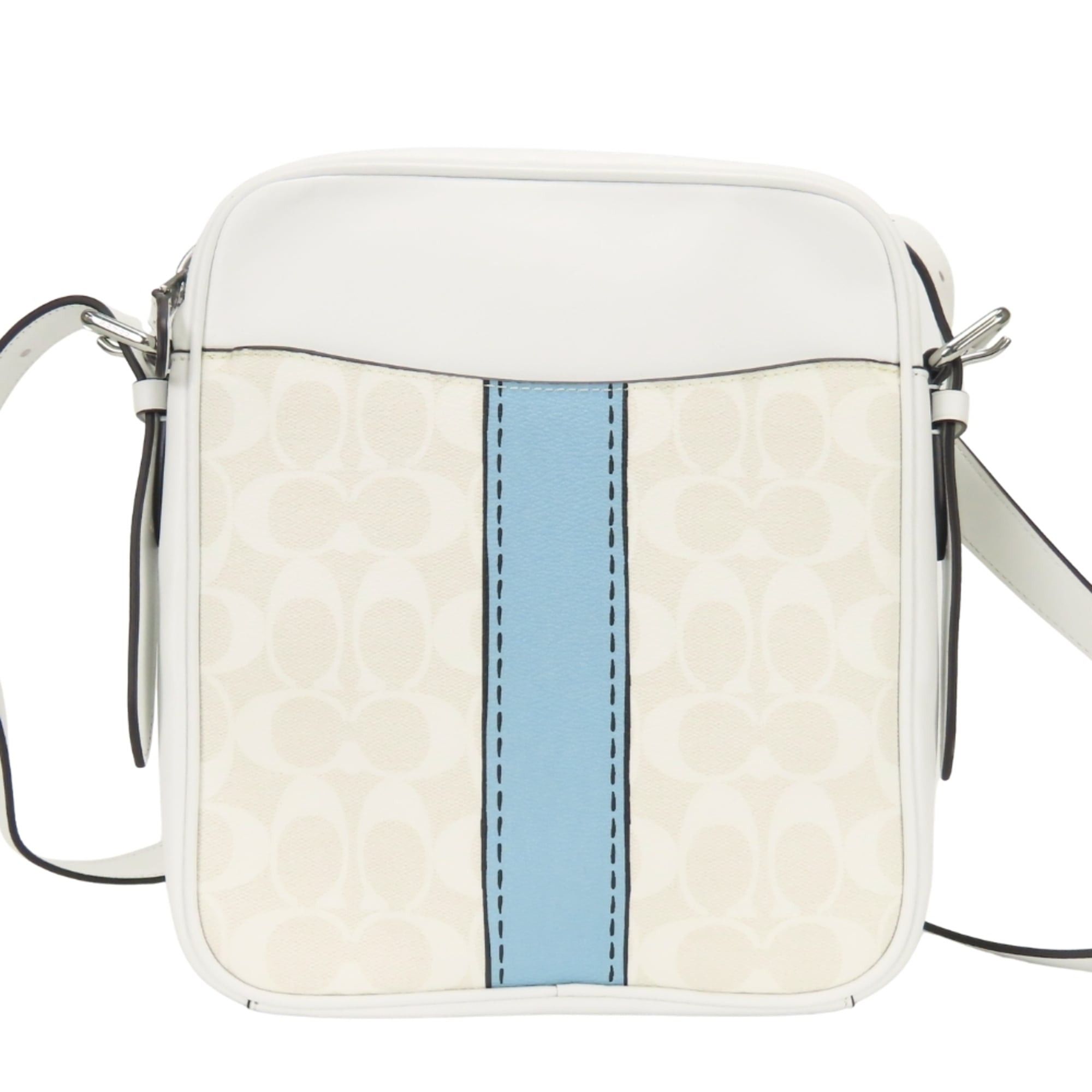 Coach Coach Hudson CH200 Shoulder Bag, Signature Leather, White Trompe l'oeil Print, Women's COACH Size ONE SIZE - 4 Thumbnail