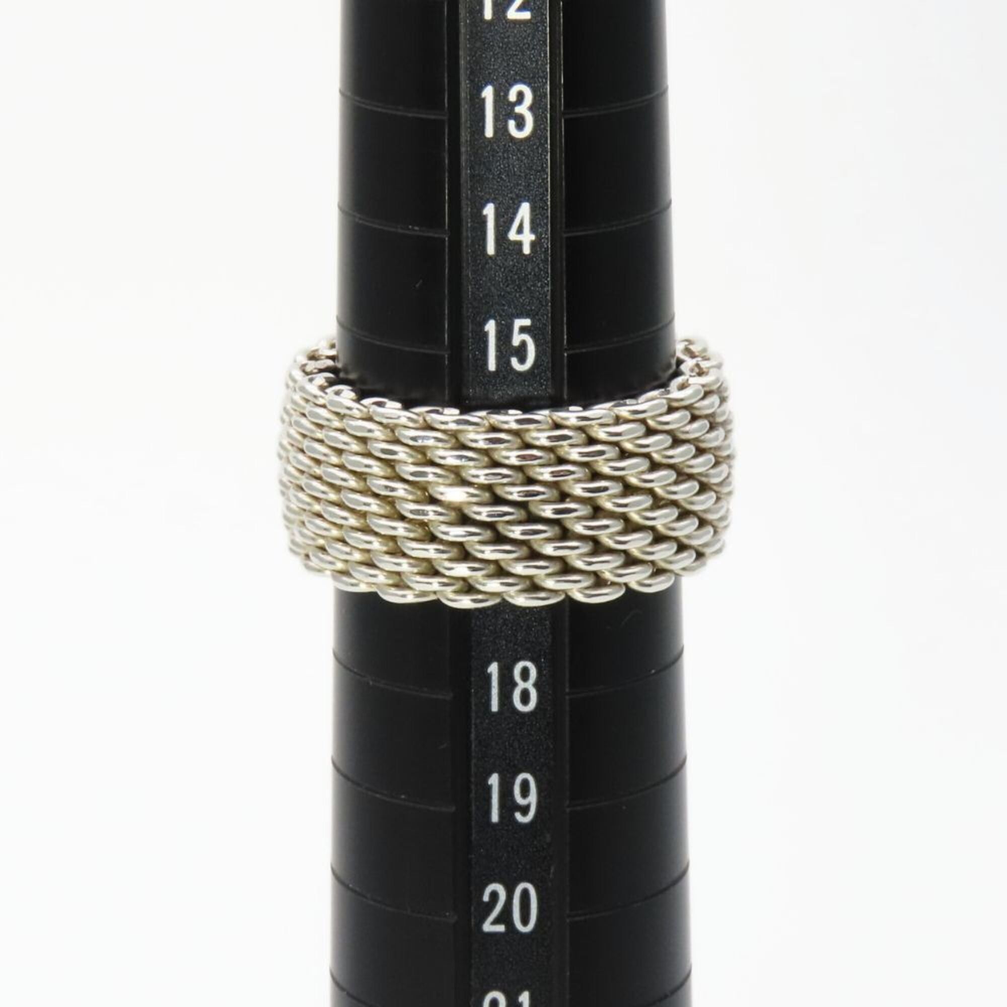 Tiffany & Co. Tiffany & Co. Somerset Sterling Silver 925 Mesh Ring for Women Size ONE SIZE - 7 Thumbnail
