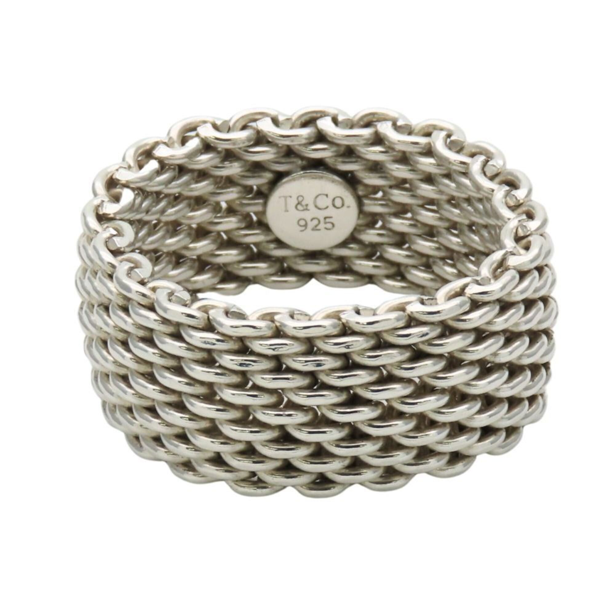 Tiffany & Co. Tiffany & Co. Somerset Sterling Silver 925 Mesh Ring for Women Size ONE SIZE - 2 Thumbnail