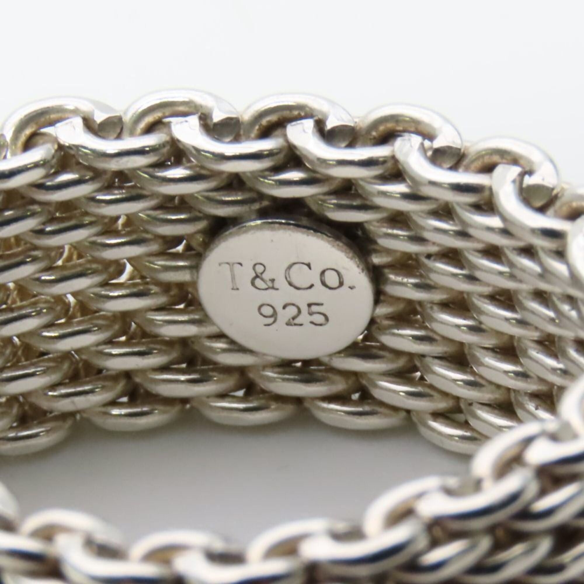 Tiffany & Co. Tiffany & Co. Somerset Sterling Silver 925 Mesh Ring for Women Size ONE SIZE - 3 Thumbnail