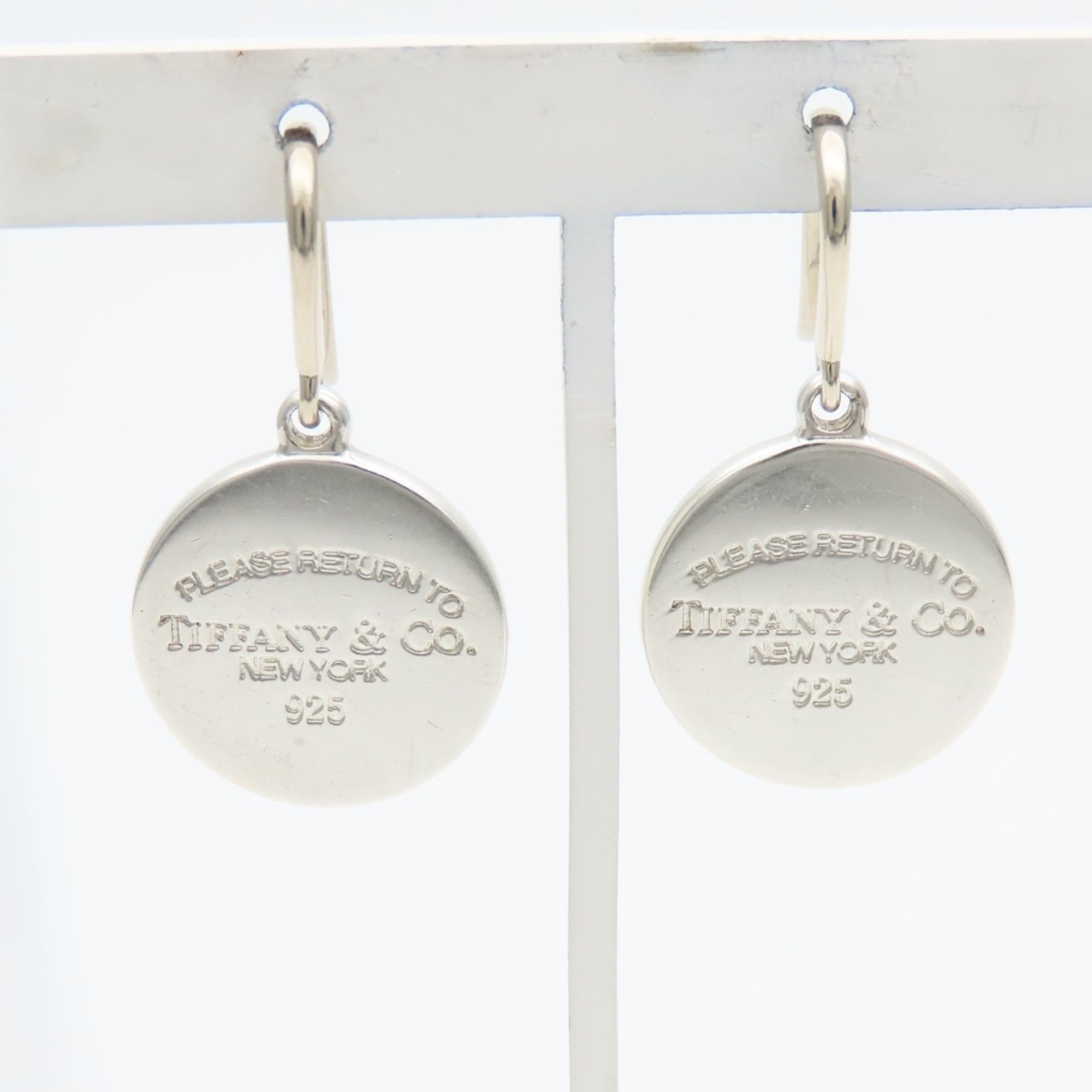 Tiffany & Co. Tiffany & Co. Return to Round Sterling Silver 925 Hook Earrings for Women Size ONE SIZE - 4 Thumbnail