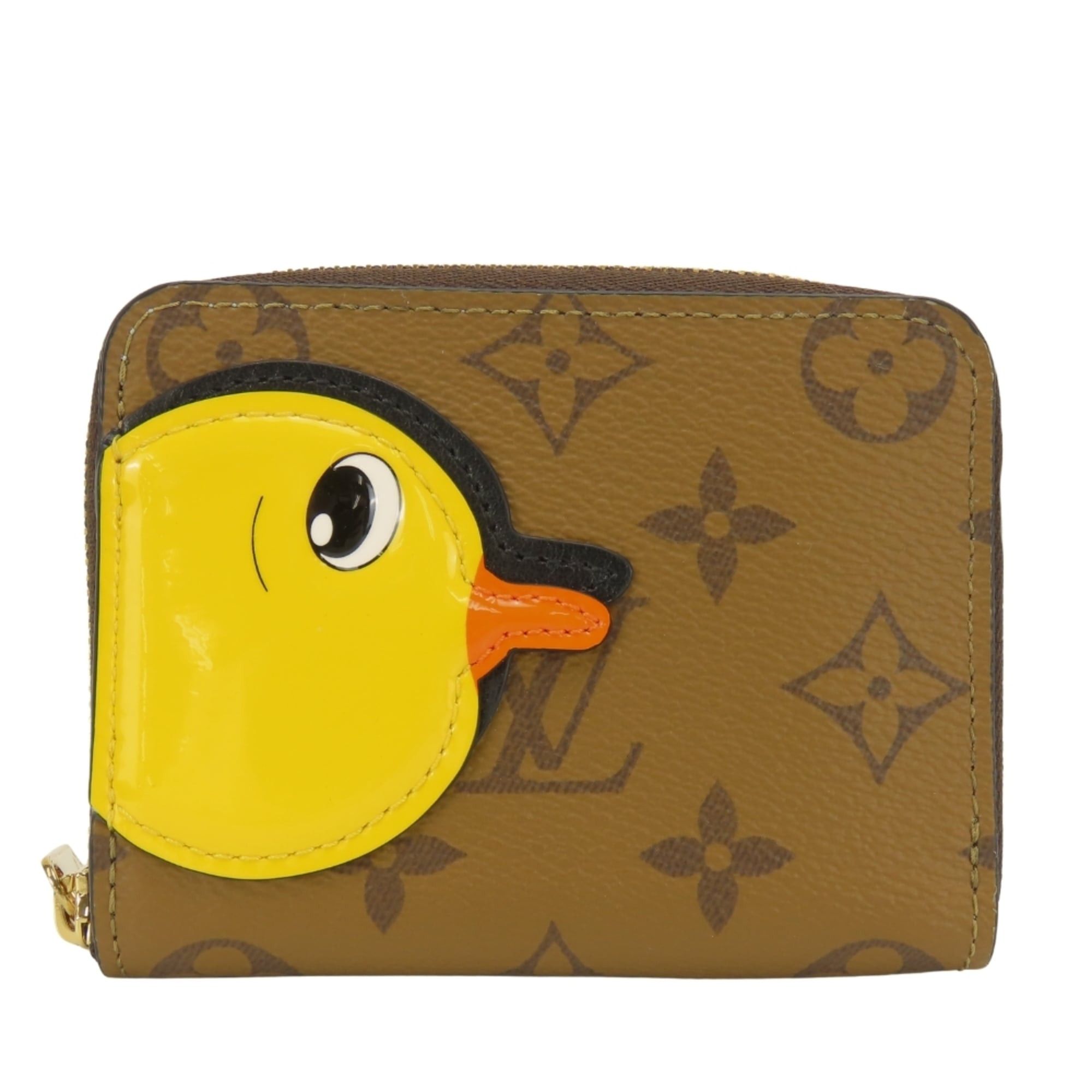 Louis Vuitton Louis Vuitton Zippy Coin Purse M83690 Duck Monogram Reverse Brown Sun Yitian Collaboration Women's Wallet/Coin Case LOUIS VUITTON Size ONE SIZE - 2 Thumbnail
