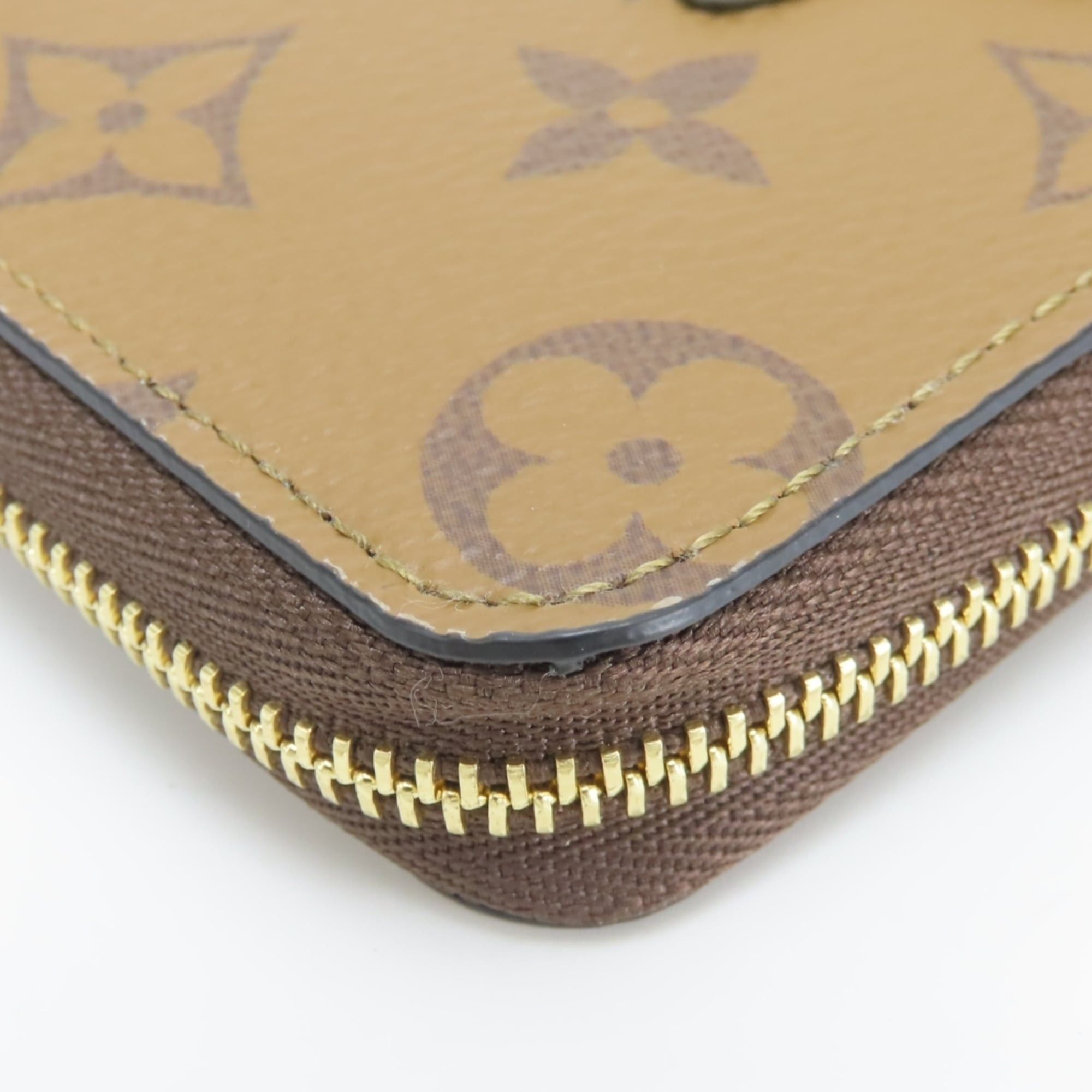 Louis Vuitton Louis Vuitton Zippy Coin Purse M83690 Duck Monogram Reverse Brown Sun Yitian Collaboration Women's Wallet/Coin Case LOUIS VUITTON Size ONE SIZE - 6 Thumbnail