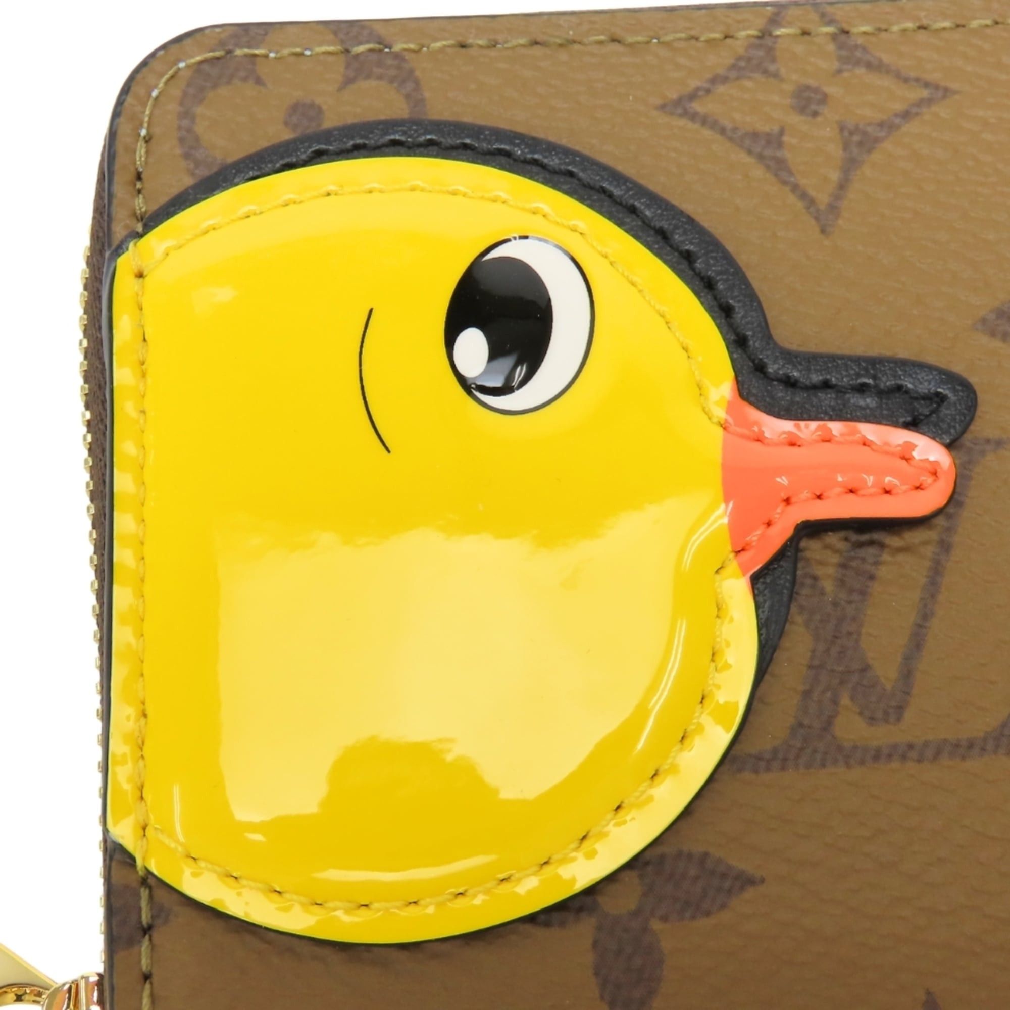 Louis Vuitton Louis Vuitton Zippy Coin Purse M83690 Duck Monogram Reverse Brown Sun Yitian Collaboration Women's Wallet/Coin Case LOUIS VUITTON Size ONE SIZE - 8 Thumbnail