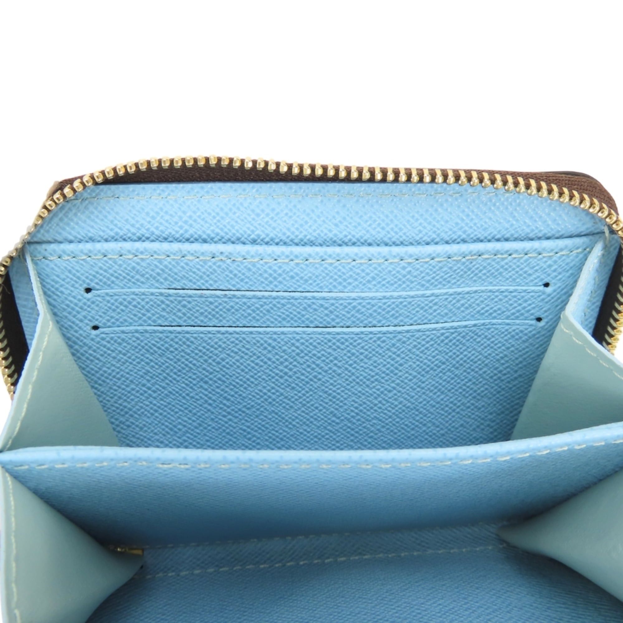 Louis Vuitton Louis Vuitton Zippy Coin Purse M83690 Duck Monogram Reverse Brown Sun Yitian Collaboration Women's Wallet/Coin Case LOUIS VUITTON Size ONE SIZE - 15 Thumbnail