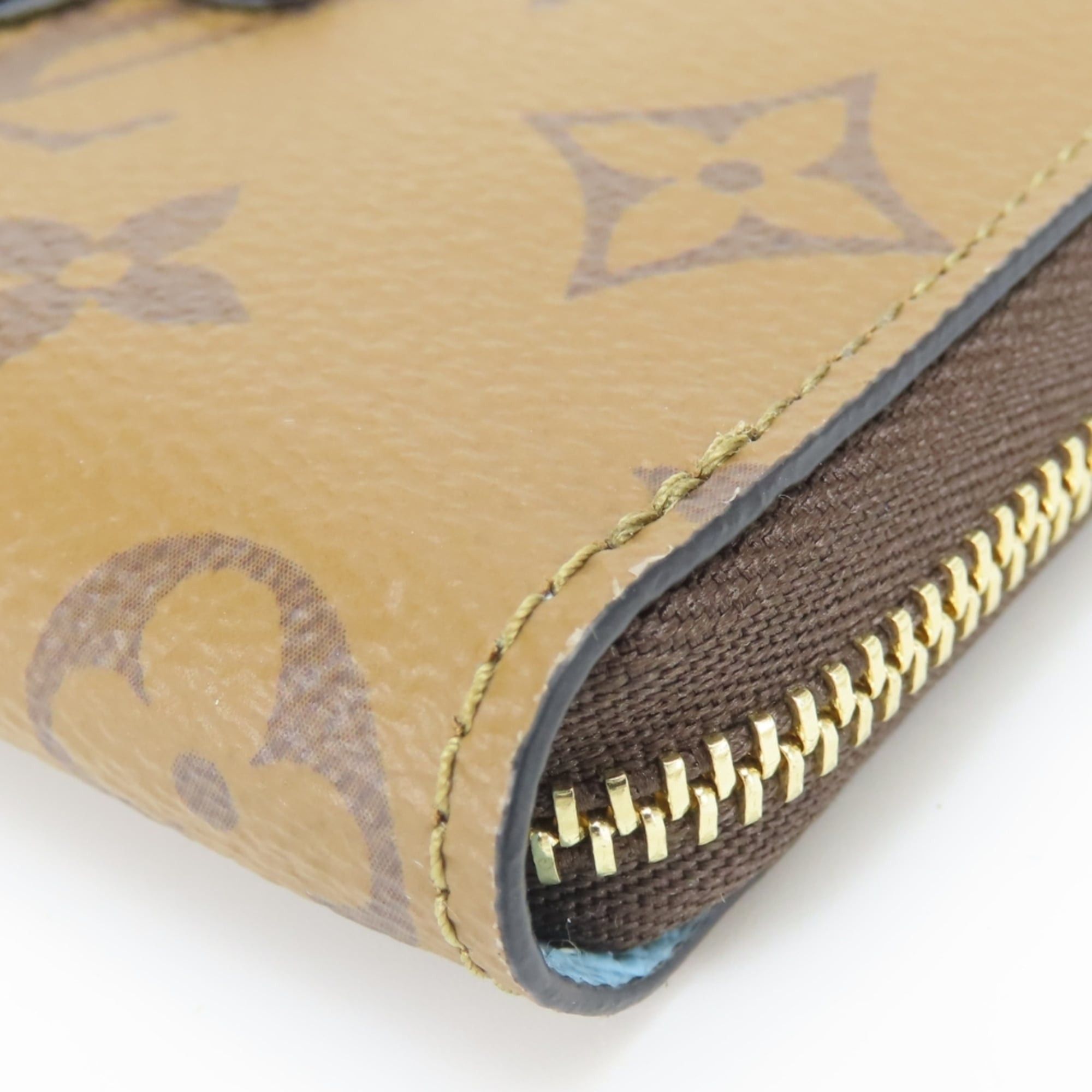 Louis Vuitton Louis Vuitton Zippy Coin Purse M83690 Duck Monogram Reverse Brown Sun Yitian Collaboration Women's Wallet/Coin Case LOUIS VUITTON Size ONE SIZE - 7 Thumbnail