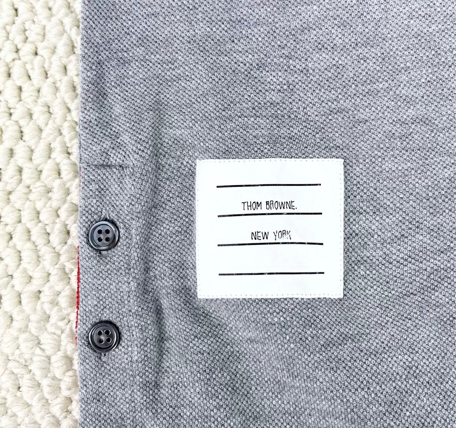 Thom Browne Thom Browne Gray Back Stripe Polo Dress Size S / US 4 / IT 40 - 5 Thumbnail