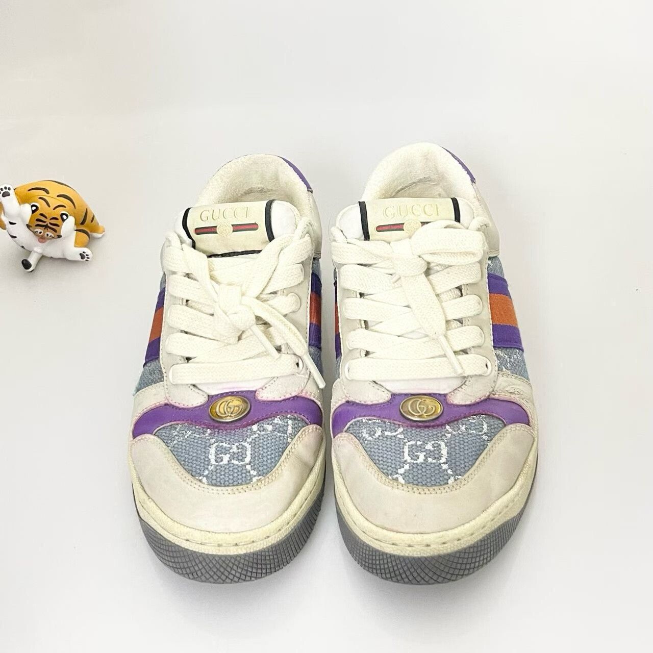 Gucci Gucci Dirty Shoes Purple Tail Size US 6 / IT 36 - 2 Thumbnail