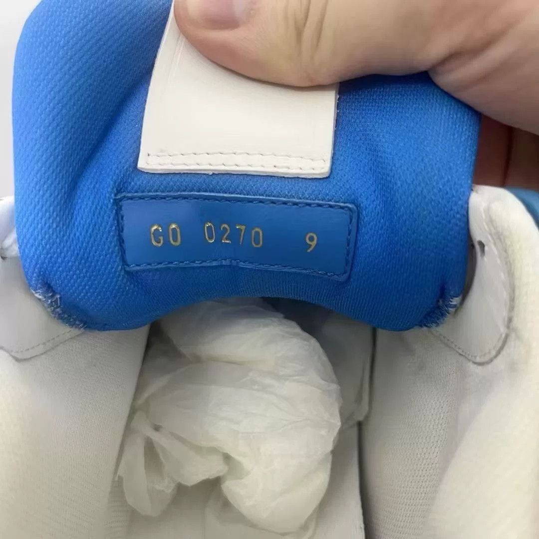 Louis Vuitton LV Trainer Blue White Size US 10 / EU 43 - 8 Thumbnail