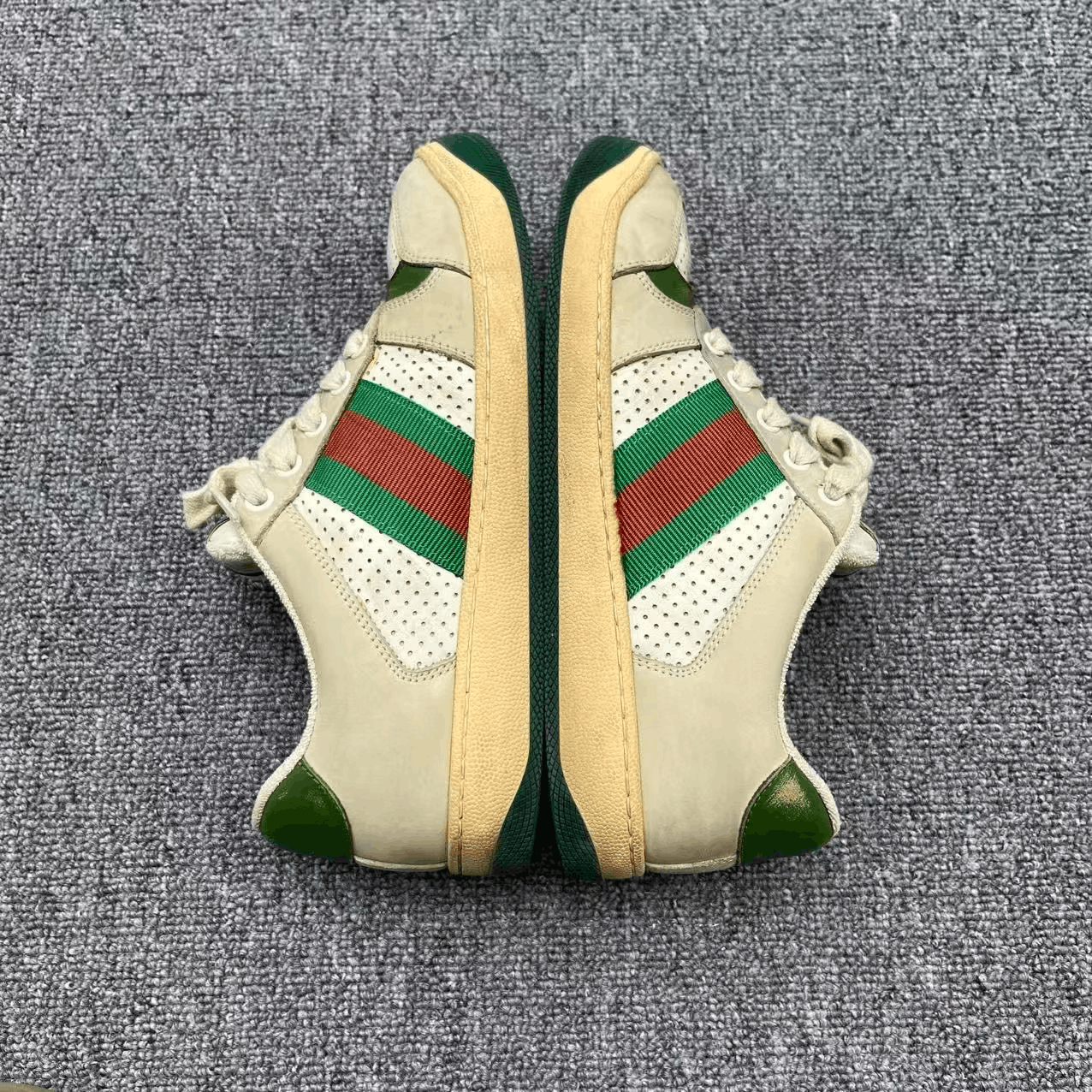 Gucci Gucci Screener Green Tail Sneakers Size US 5 / IT 35 - 5 Thumbnail