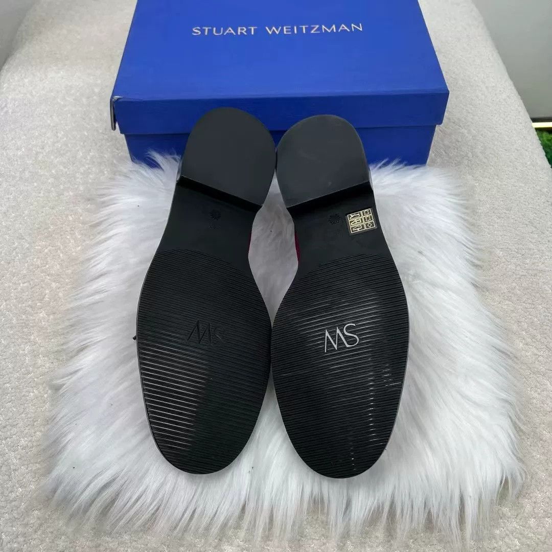 Stuart Weitzman Stuart Weitzman Suede Pearl Loafers Size US 8 / IT 38 - 5 Thumbnail