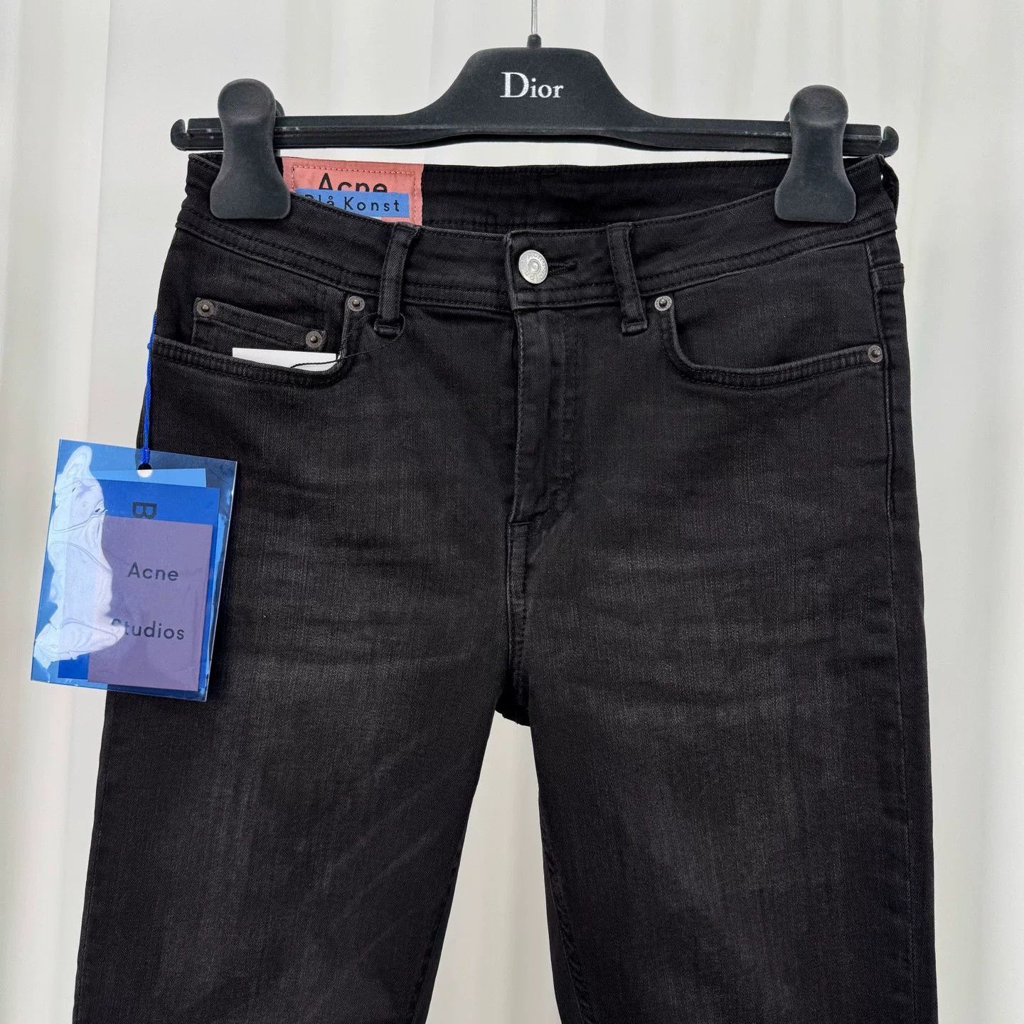 Acne Studios Acne Studios Black Washed Jeans Size 27" / US 4 / IT 40 - 3 Thumbnail
