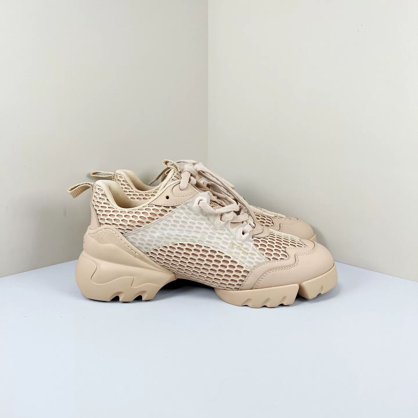 Dior Dior Pink Mesh Dad Sneakers Size US 6.5 / IT 36.5 - 4 Thumbnail