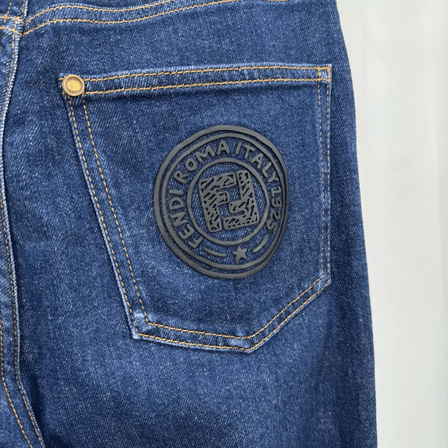 Fendi Fendi Double F Printed Washed Jeans Size US 28 / EU 44 - 5 Thumbnail