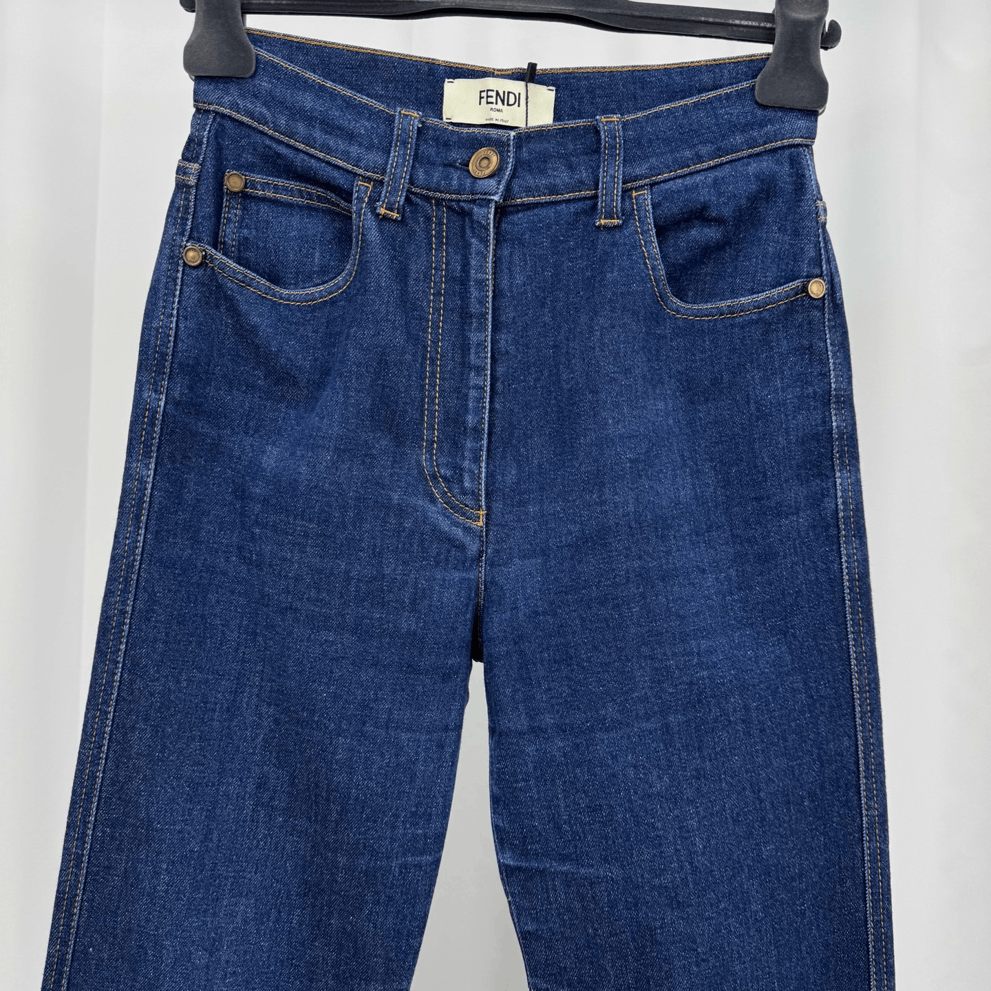 Fendi Fendi Double F Printed Washed Jeans Size US 28 / EU 44 - 3 Thumbnail