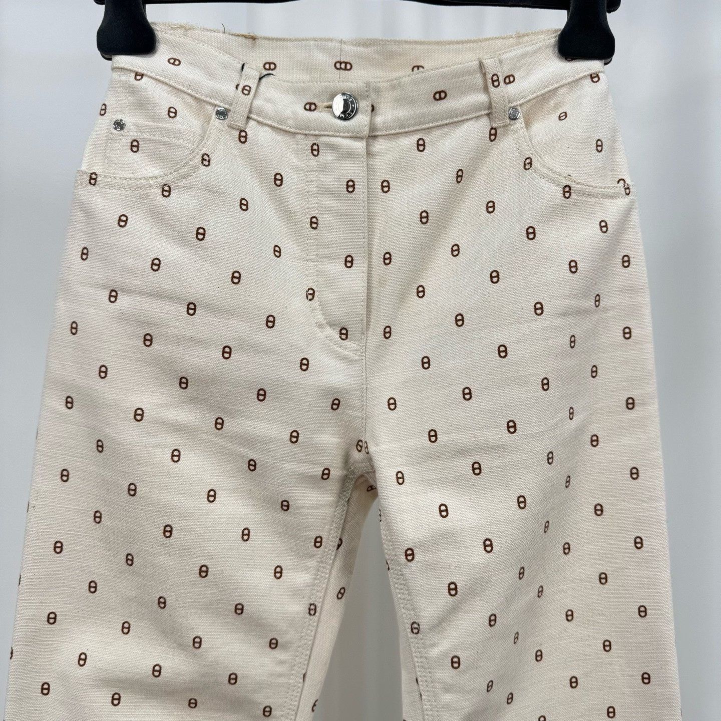 Hermes Hermes Pig Nose All-Over Print Jeans Size US 34 / EU 50 - 3 Thumbnail