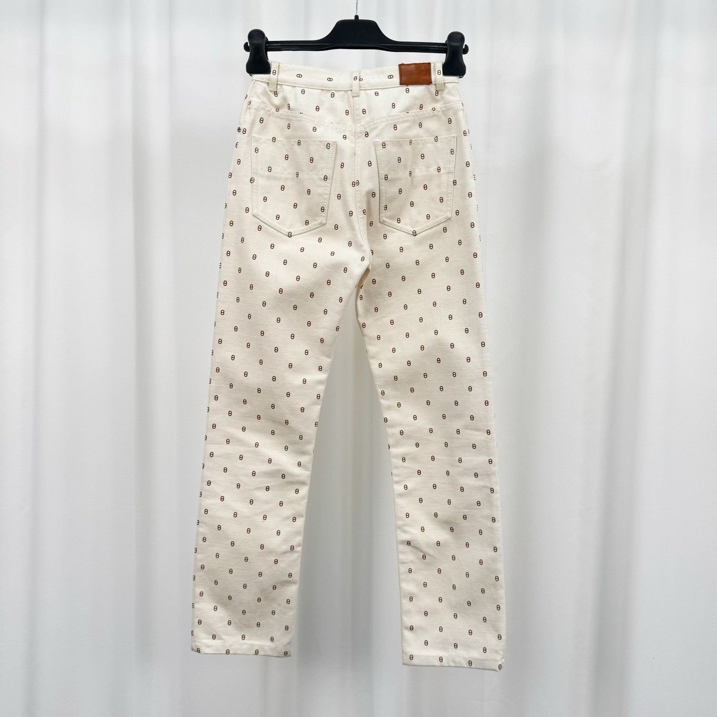 Hermes Hermes Pig Nose All-Over Print Jeans Size US 34 / EU 50 - 2 Thumbnail