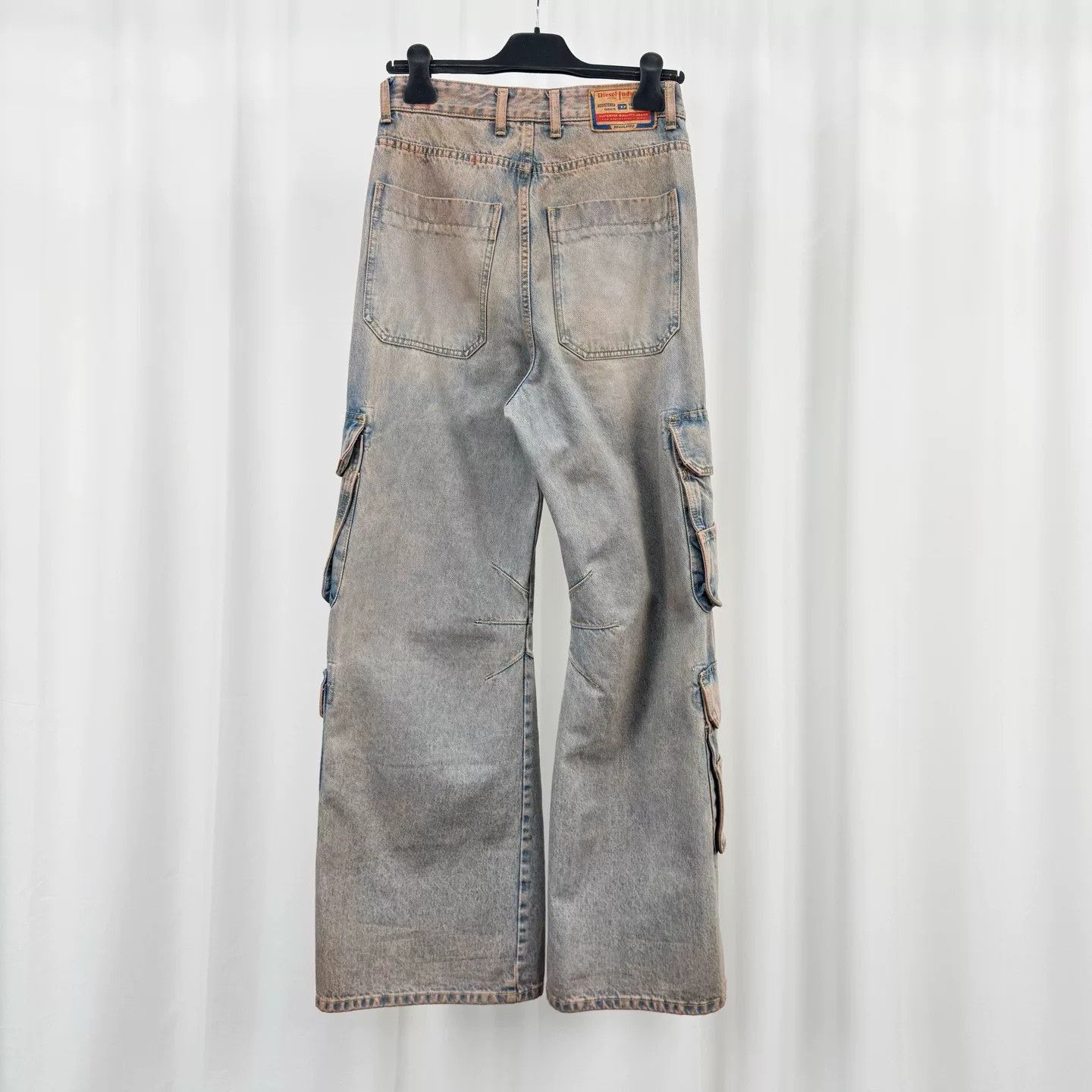 Diesel Diesel Mud-Dyed Multi-Pocket Denim Pants Size 25" / US 0 / IT 36 - 2 Thumbnail