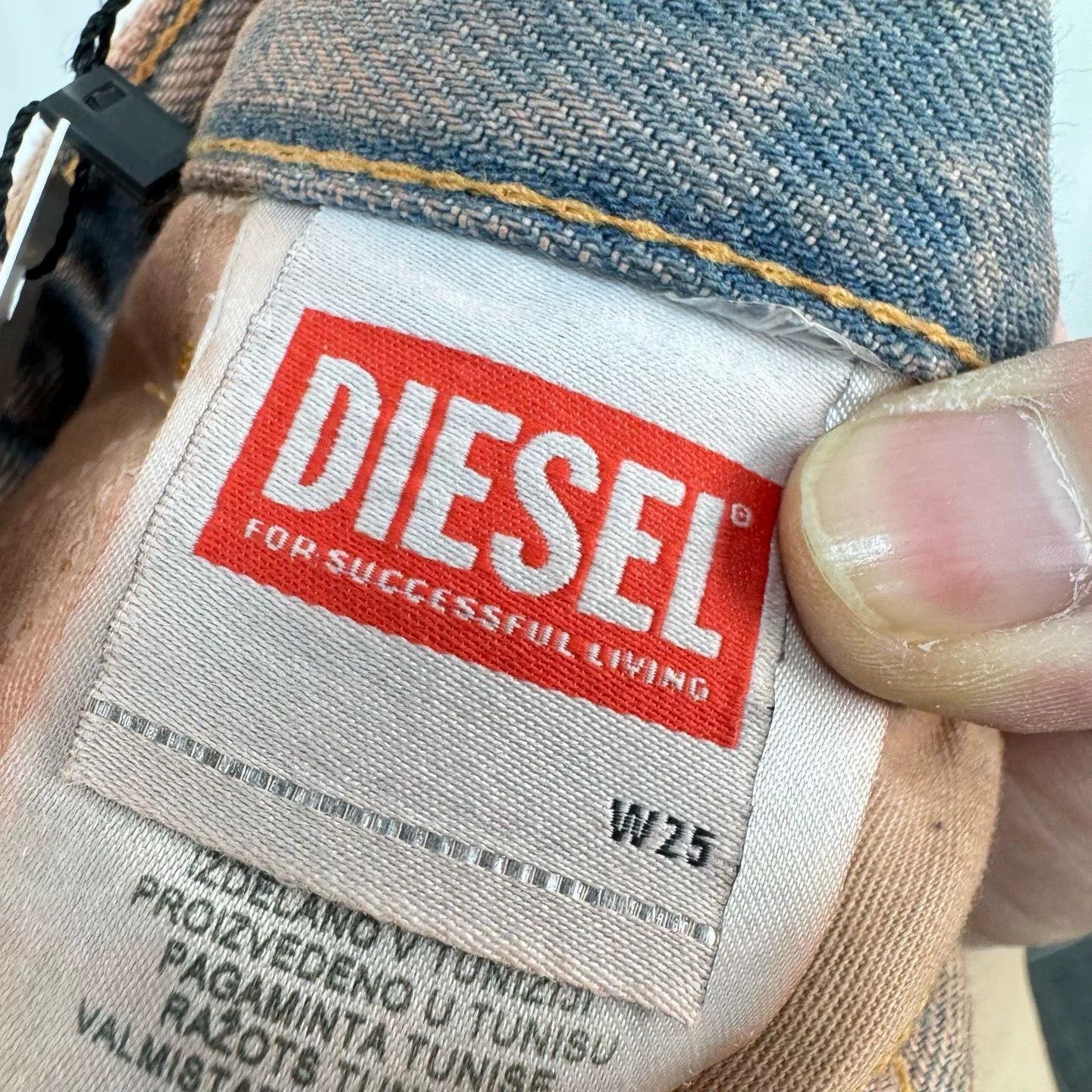 Diesel Diesel Mud-Dyed Multi-Pocket Denim Pants Size 25" / US 0 / IT 36 - 7 Thumbnail