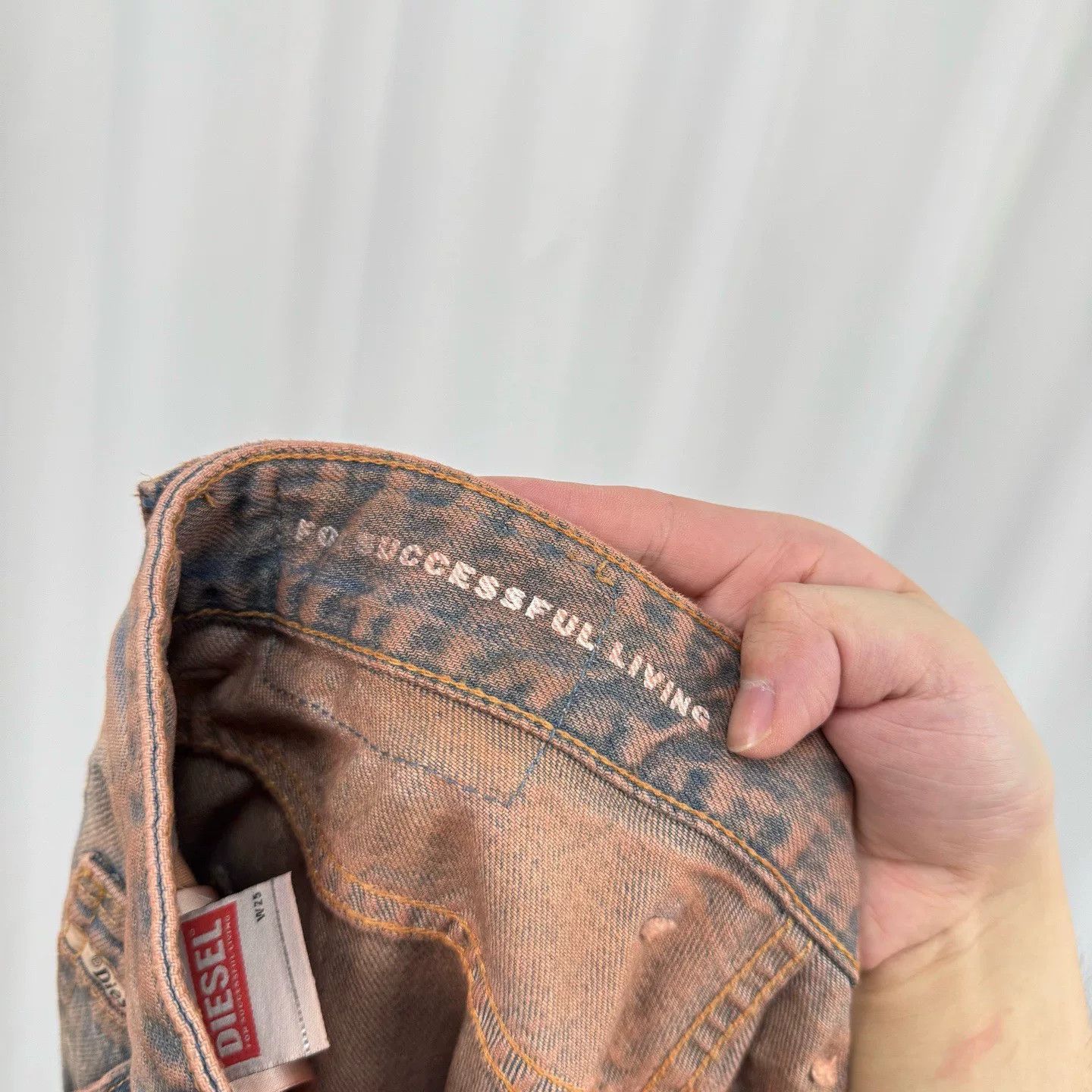 Diesel Diesel Mud-Dyed Multi-Pocket Denim Pants Size 25" / US 0 / IT 36 - 6 Thumbnail