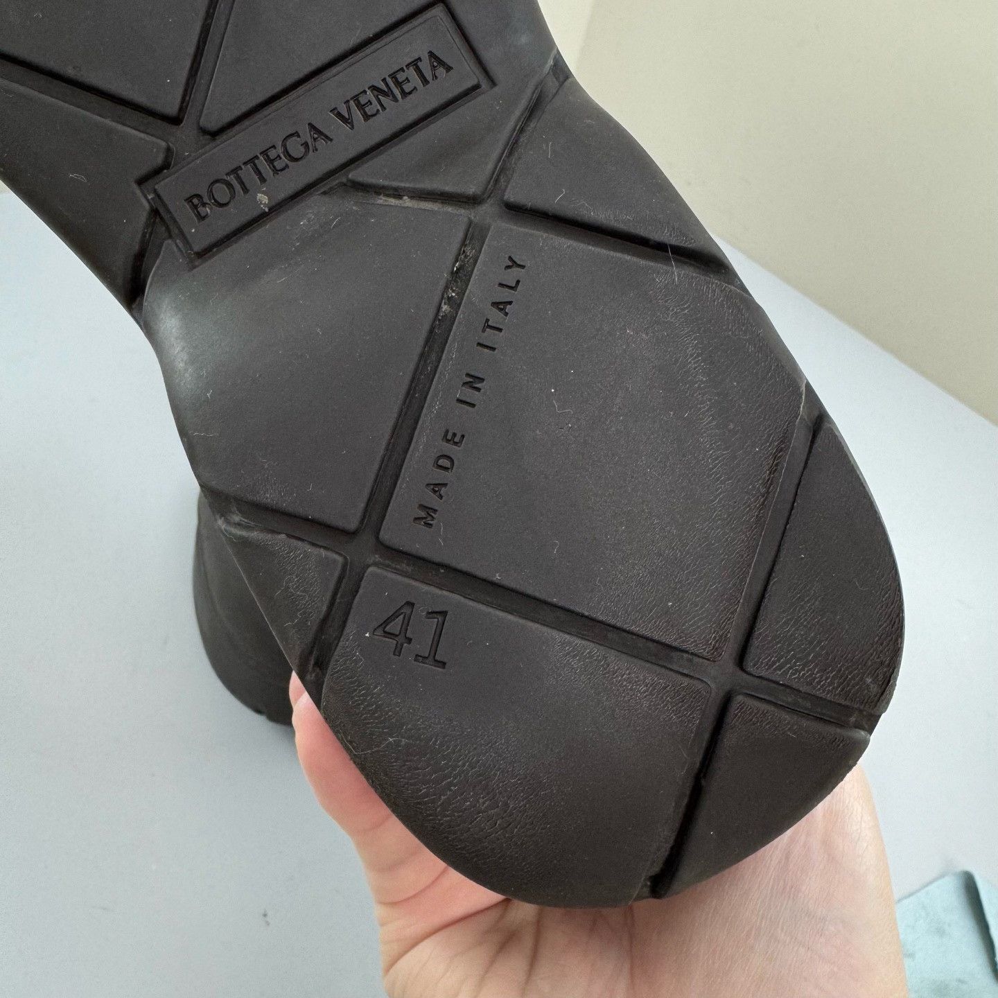 Bottega Veneta Bottega Veneta Brown Rubber Rain Boots Size US 8 / EU 41 - 6 Thumbnail