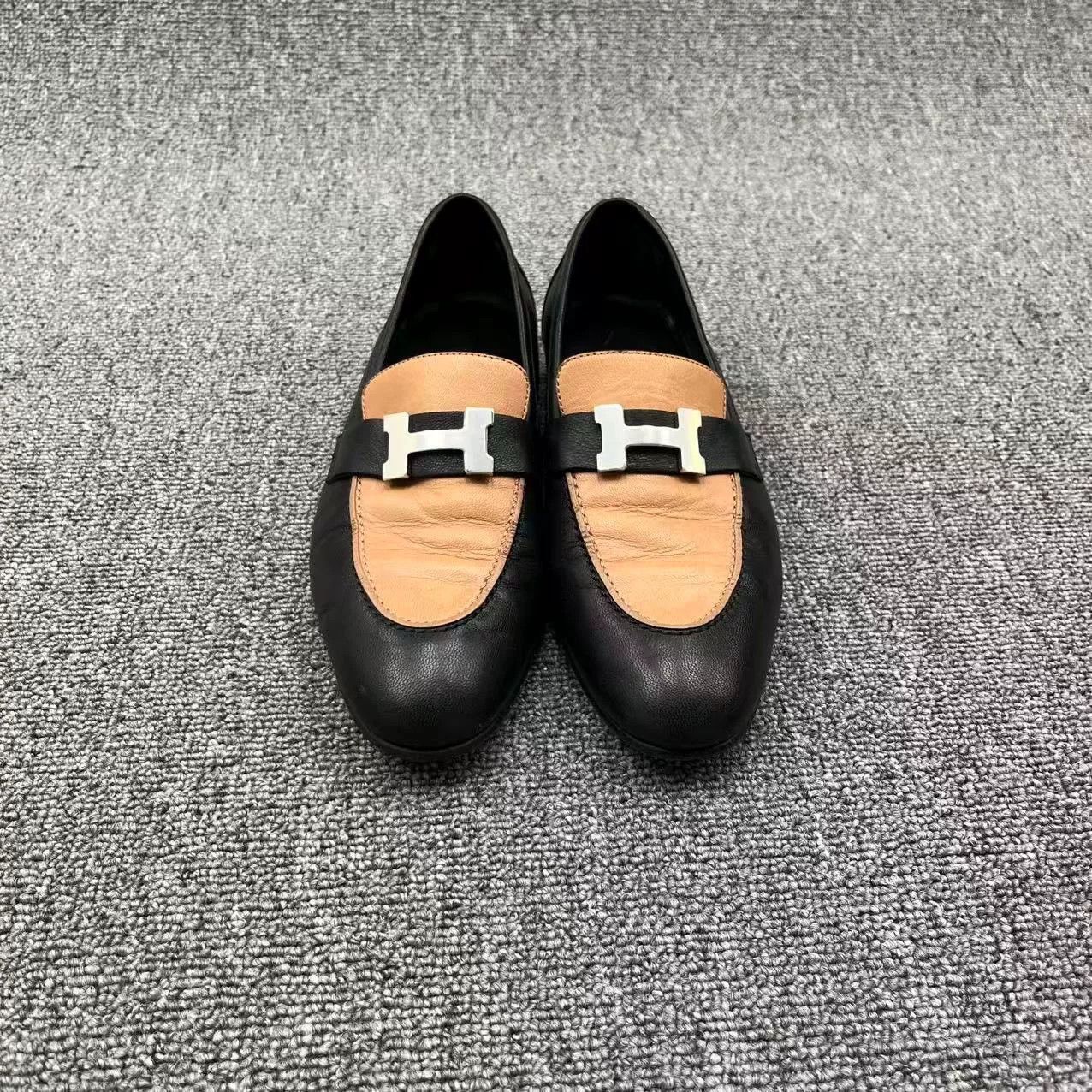 Hermes Hermes Pairs Classic H Logo Loafers Size US 6 / IT 36 - 2 Thumbnail