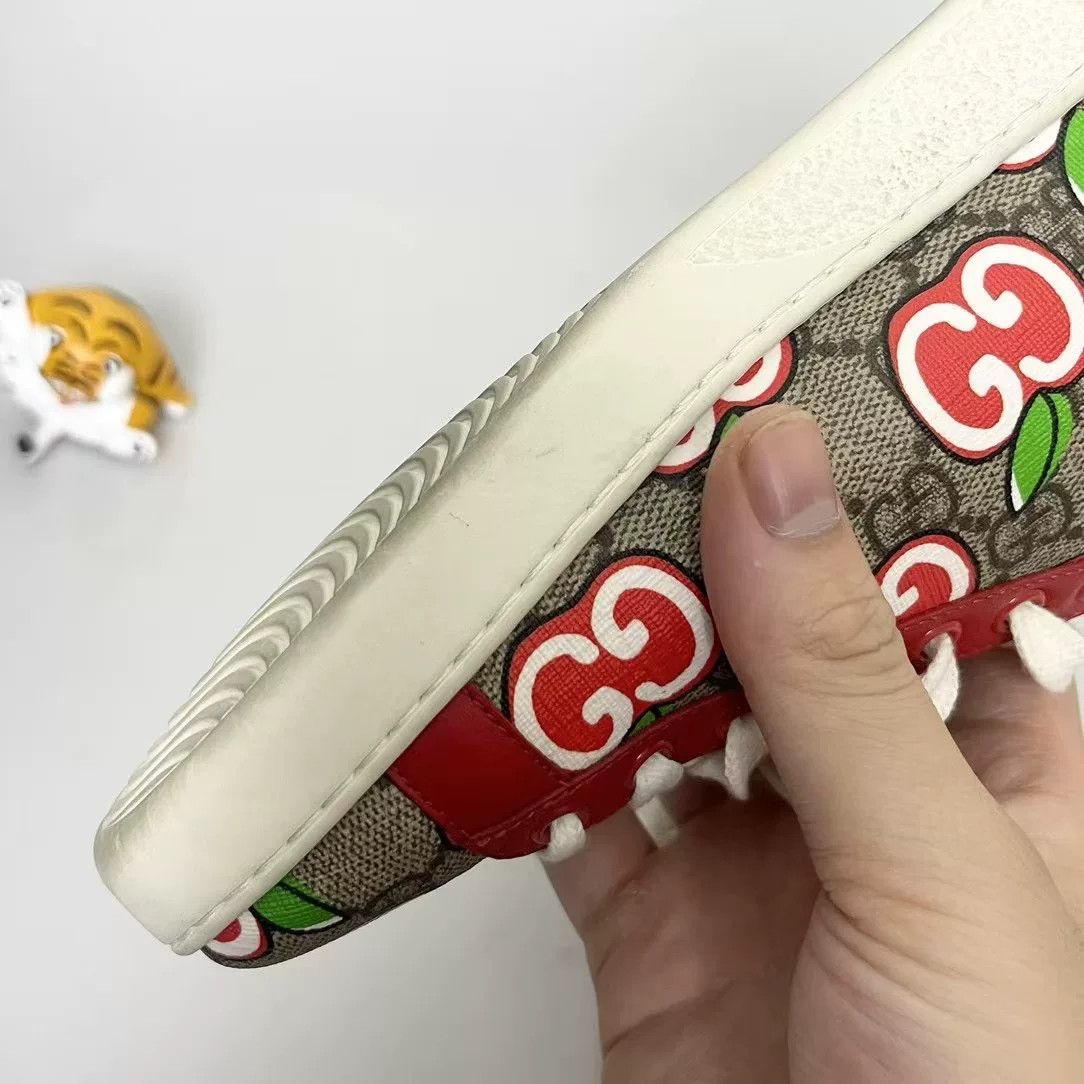 Gucci Gucci Apple Print Sneakers Size US 5 / IT 35 - 4 Thumbnail