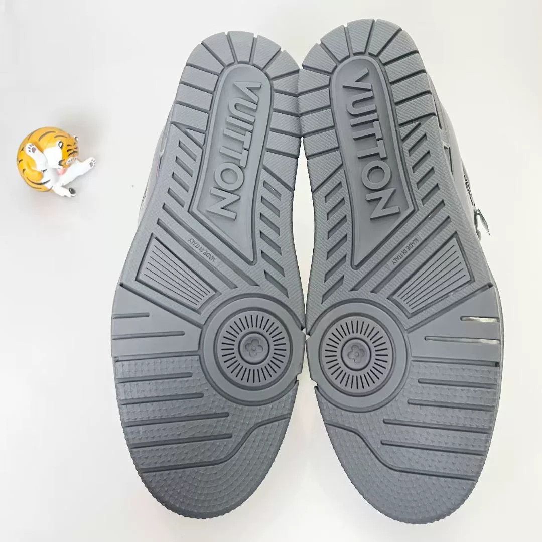 Louis Vuitton Louis Vuitton Black Gray Shoes Size US 8 / EU 41 - 3 Thumbnail