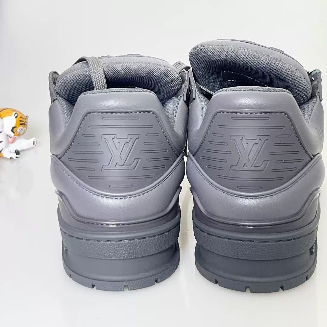 Louis Vuitton Louis Vuitton Black Gray Shoes Size US 8 / EU 41 - 4 Thumbnail