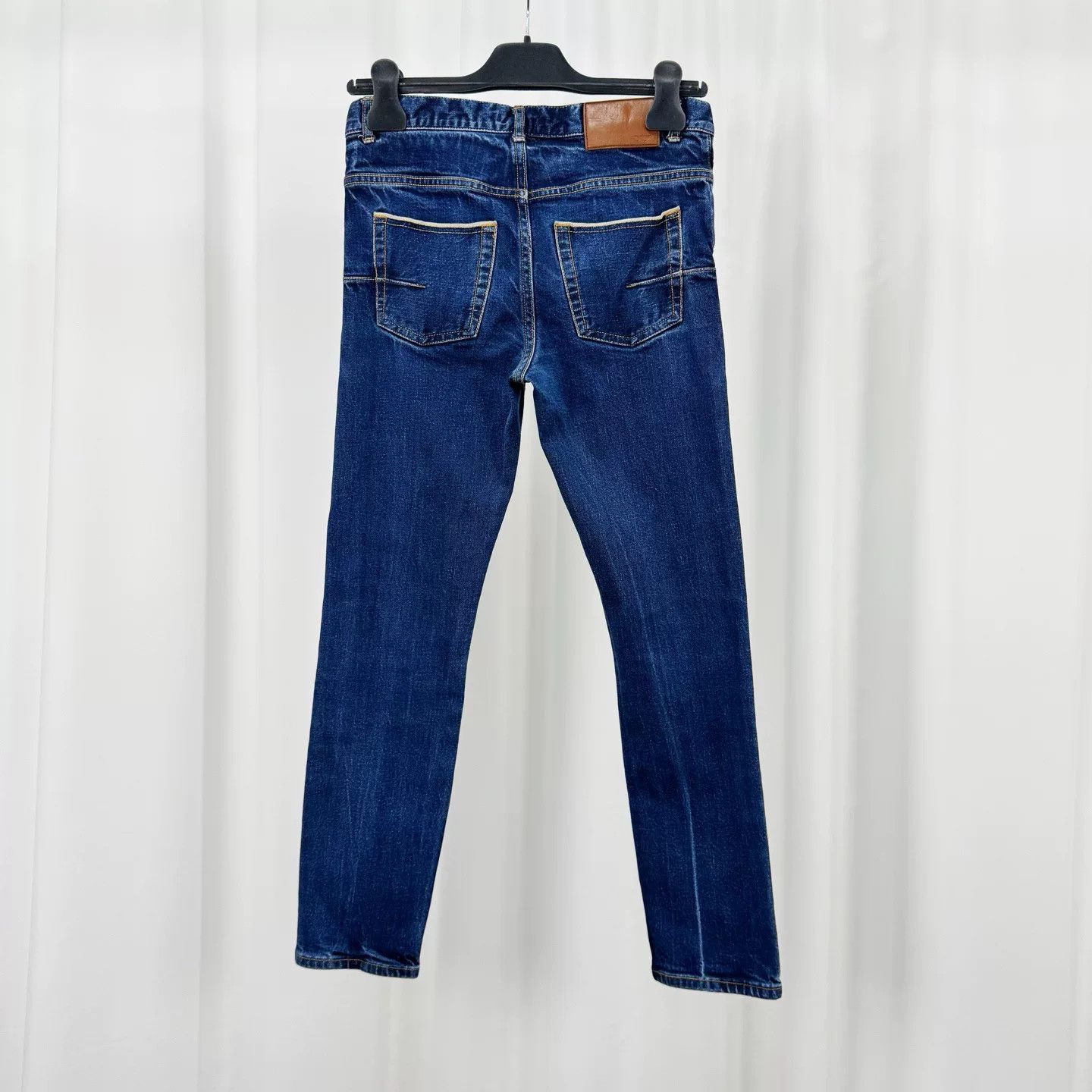 Dior Dior Gold Thread Embroidered Washed Denim Pants Size 28" / US 6 / IT 42 - 2 Thumbnail
