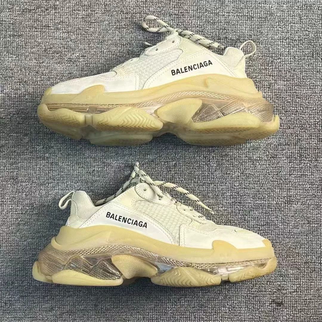 Balenciaga Balenciaga Triple S Beige Sneakers Size US 6 / IT 36 - 3 Thumbnail