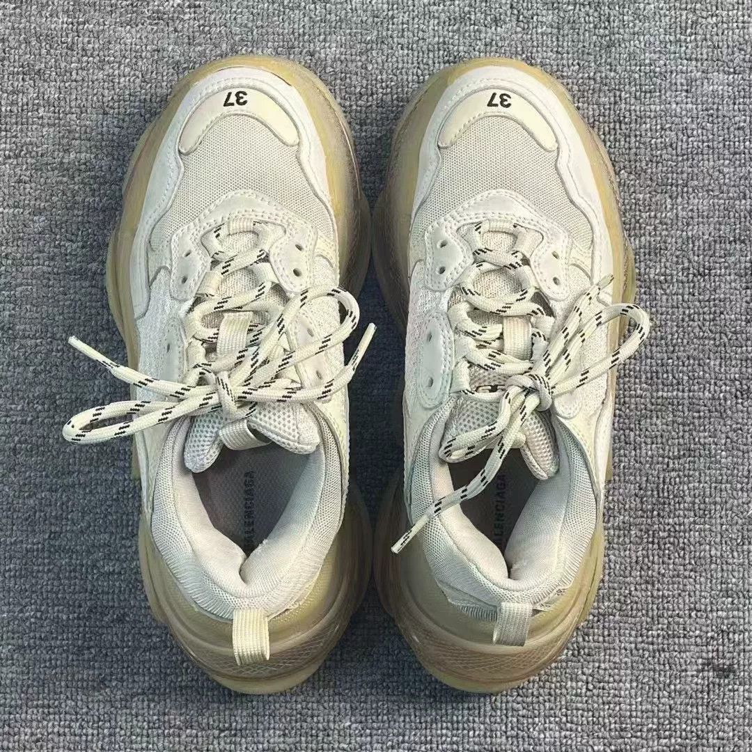 Balenciaga Balenciaga Triple S Beige Sneakers Size US 6 / IT 36 - 6 Thumbnail