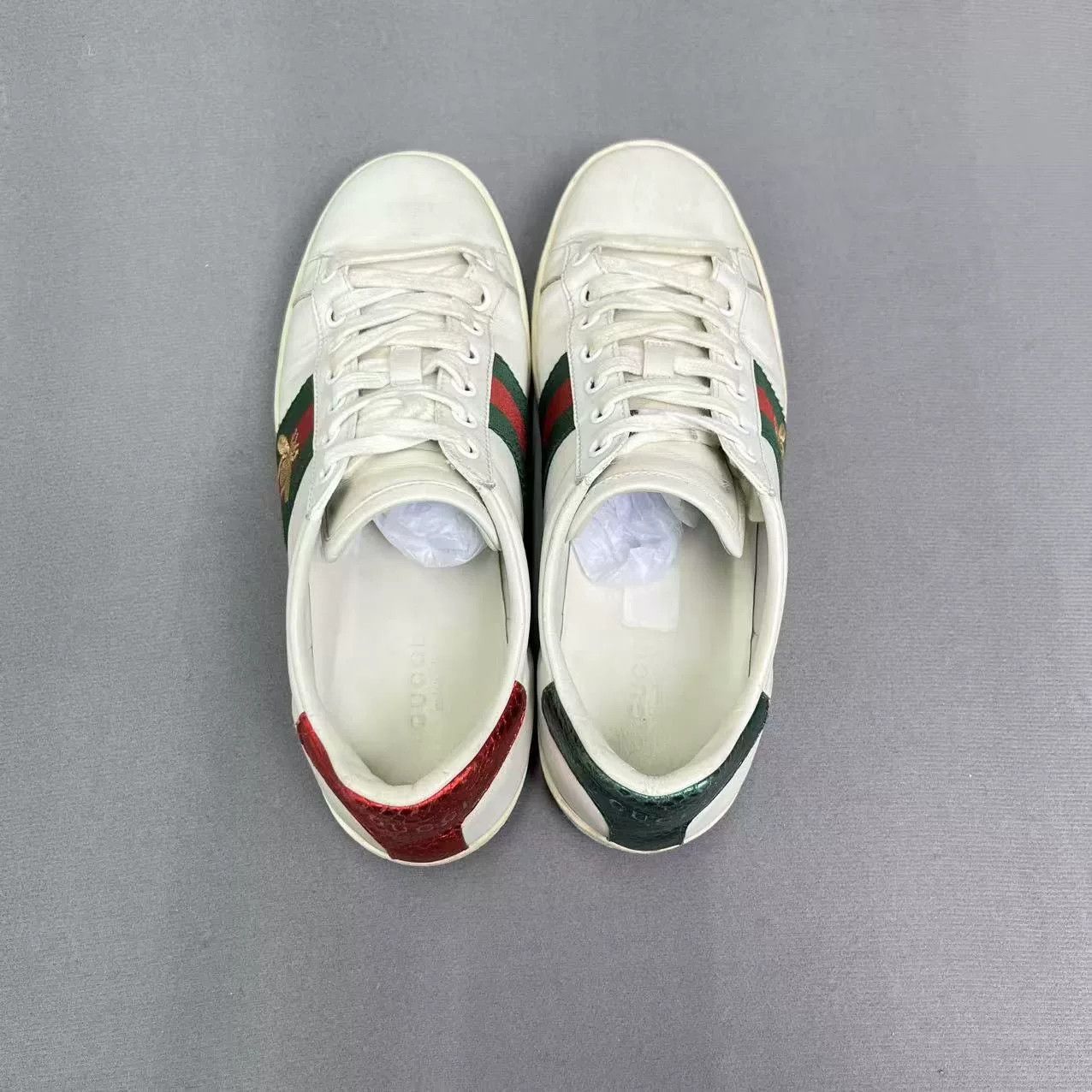 Gucci Gucci Ace Classic Bee White Sneakers Size US 5.5 / IT 35.5 - 3 Thumbnail